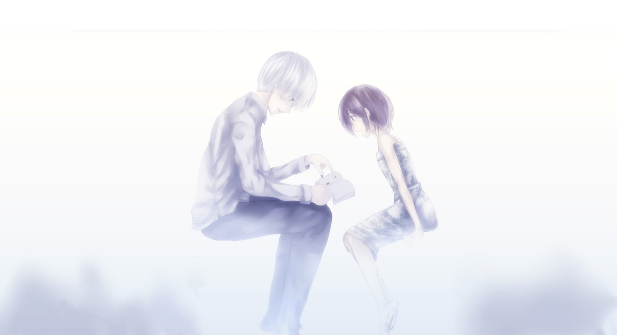 1080P, Hinami Fueguchi, Ken Kaneki, Anime, Tokyo Ghoul:re, HD Wallpaper