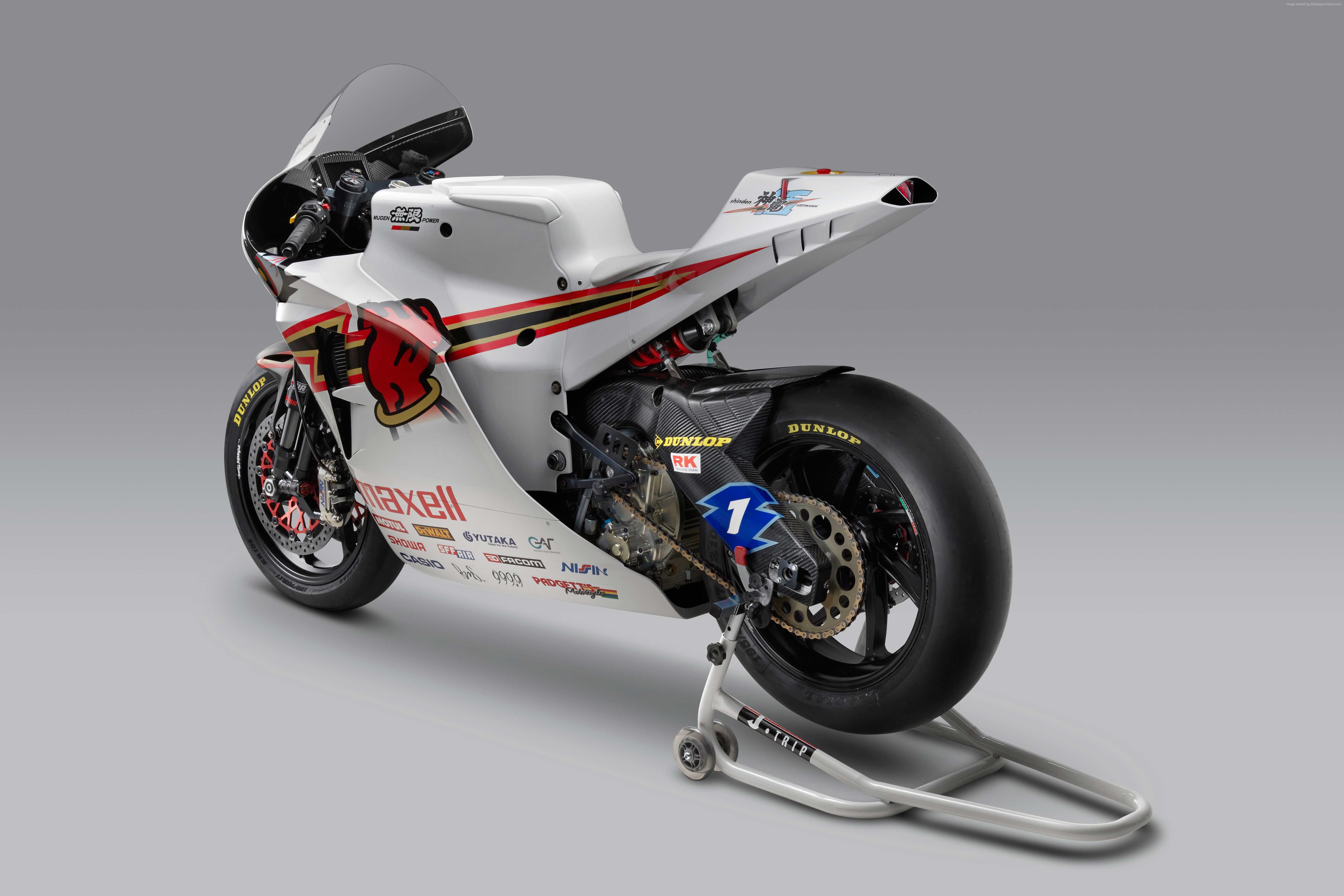 Mugen Shinden Go, bikes, 5K, electric, HD Wallpaper