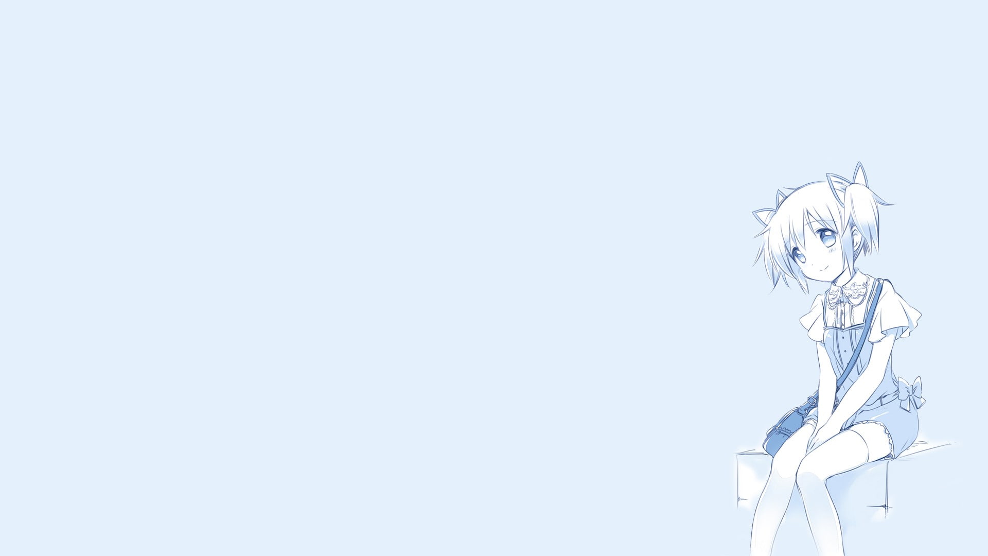 nature, sky, representation, creativity, mammal, communication, 1080P, Mahou Shoujo Madoka Magica, Kaname Madoka, clear sky, one animal, studio shot, technology, HD Wallpaper