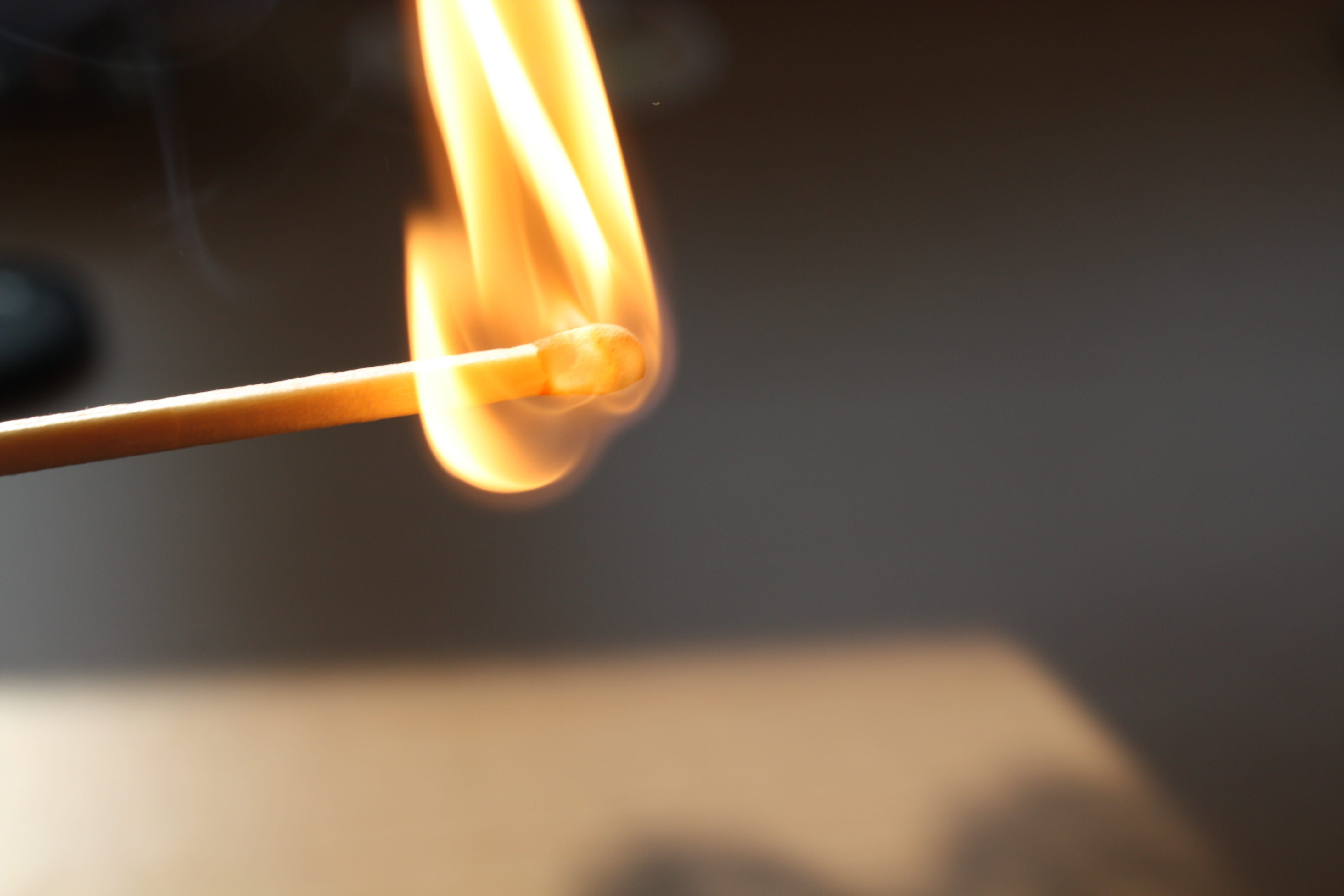 flame, matchstick, healthcare and medicine, match - lighting equipment, indoors, Kindle, single object, glowing, nature, fire - natural phenomenon, technology, HD Wallpaper