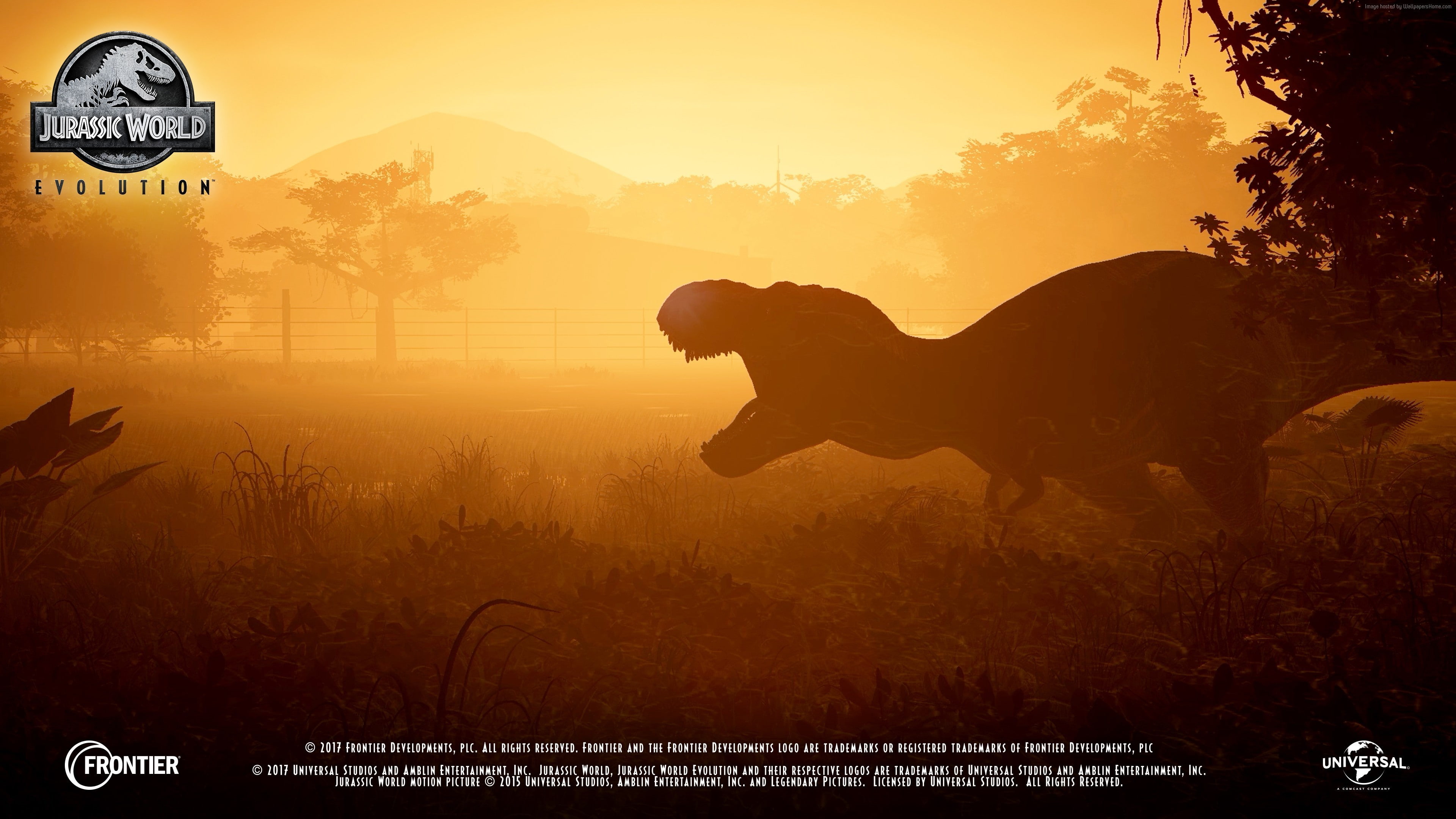 4K, evolution, world, game, jurassic, HD Wallpaper