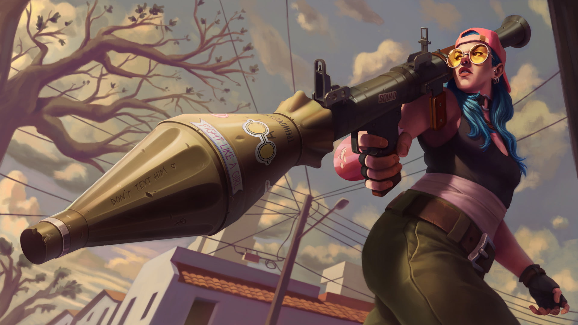 fantasy art, 1080P, RPG-7, HD Wallpaper