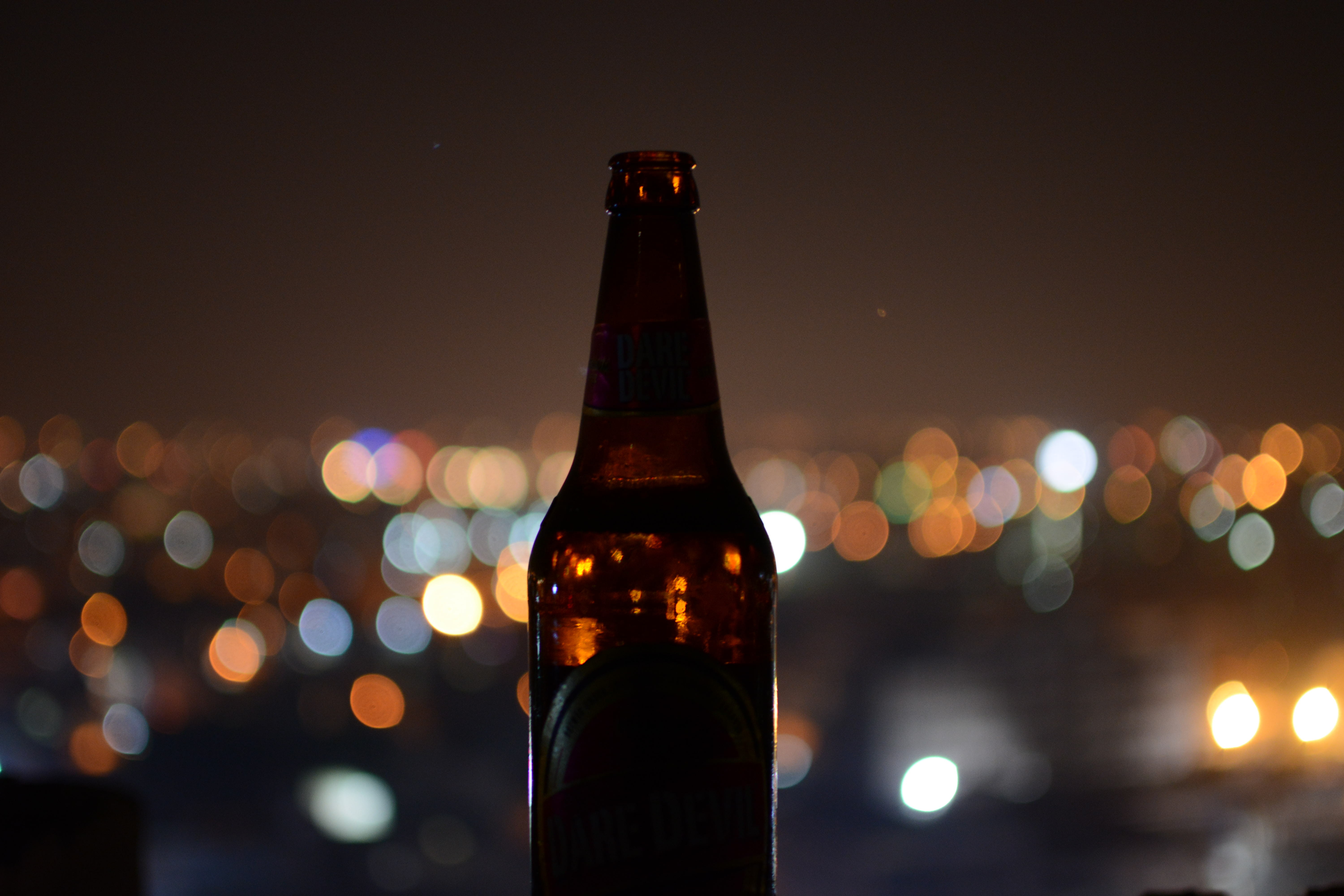 blob, city, glass, india, dslt, bokeh, focus on foreground, glass - material, no people, nature, beer - alcohol, zirakpur, drink, dslr, refreshment, 5K, HD Wallpaper