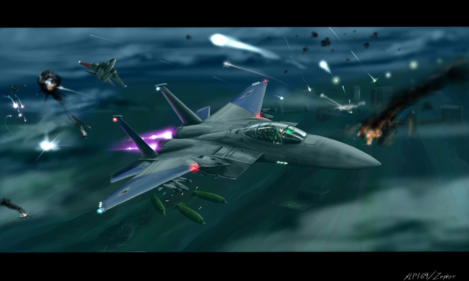 aircraft, airplane, ace, 720P, military, jet, plane, fighter, combat, battle, game, HD Wallpaper