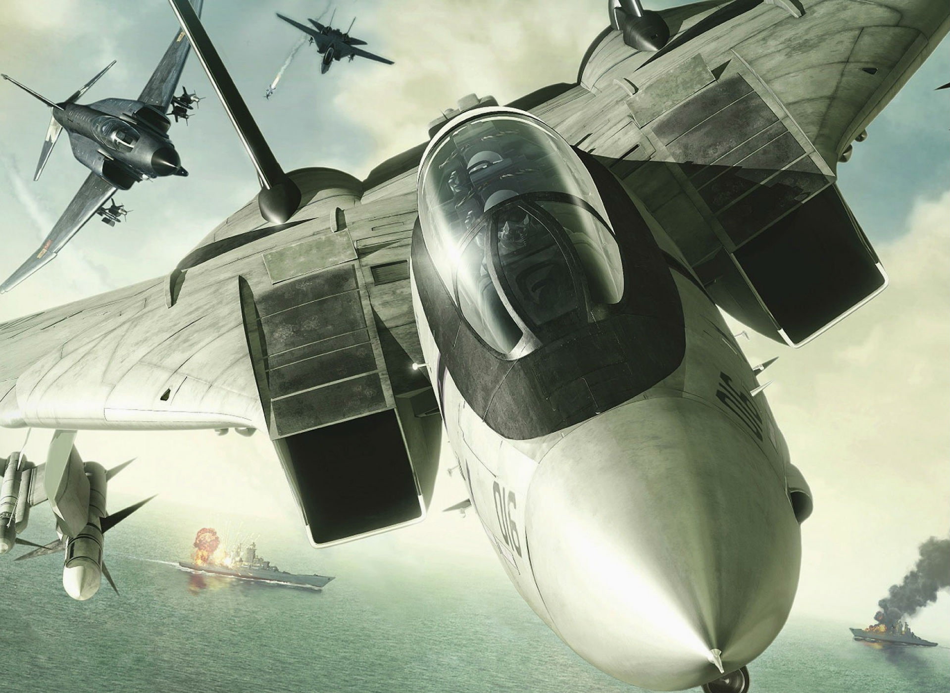 military, fighter, combat, aircraft, plane, game, jet, ace, 720P, battle, airplane, HD Wallpaper