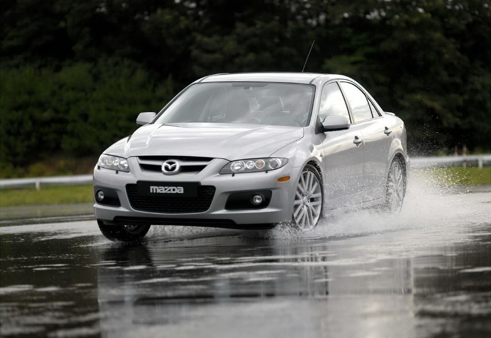tree, travel, rain, outdoors, waterfront, mps, motion, reflection, speed, day, motor vehicle, 720P, land vehicle, car, mode of transportation, mazda, water, HD Wallpaper