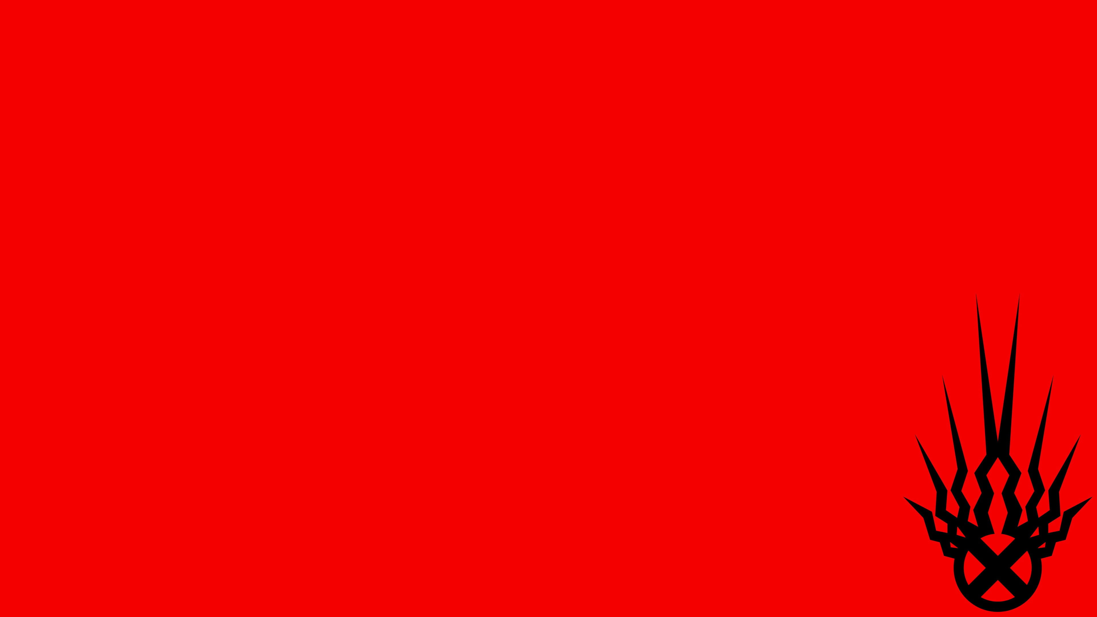 x, minimalism, 4K, red, logo, Metal Music, Static, HD Wallpaper