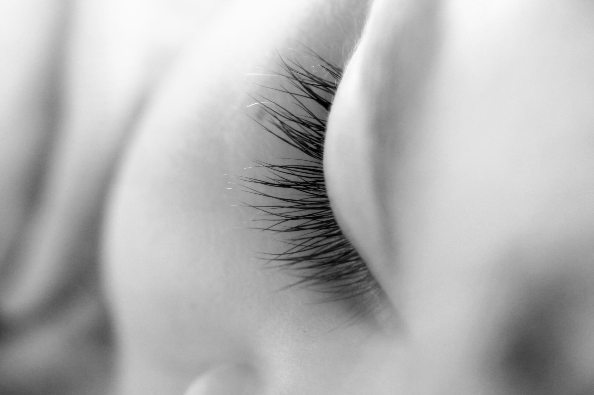 women, joy, one Person, love, Angel, calm, lashes, people, bandw, close-up, eyelashes, closed, eye, beautiful, human Face, person, caucasian Ethnicity, HD Wallpaper
