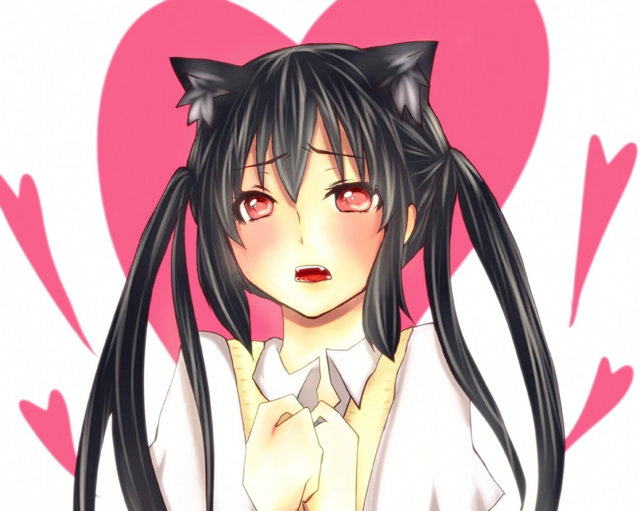 nakano, k, k-on, azusa, nakano azusa, girls, 480P, anime, anime girls, HD Wallpaper