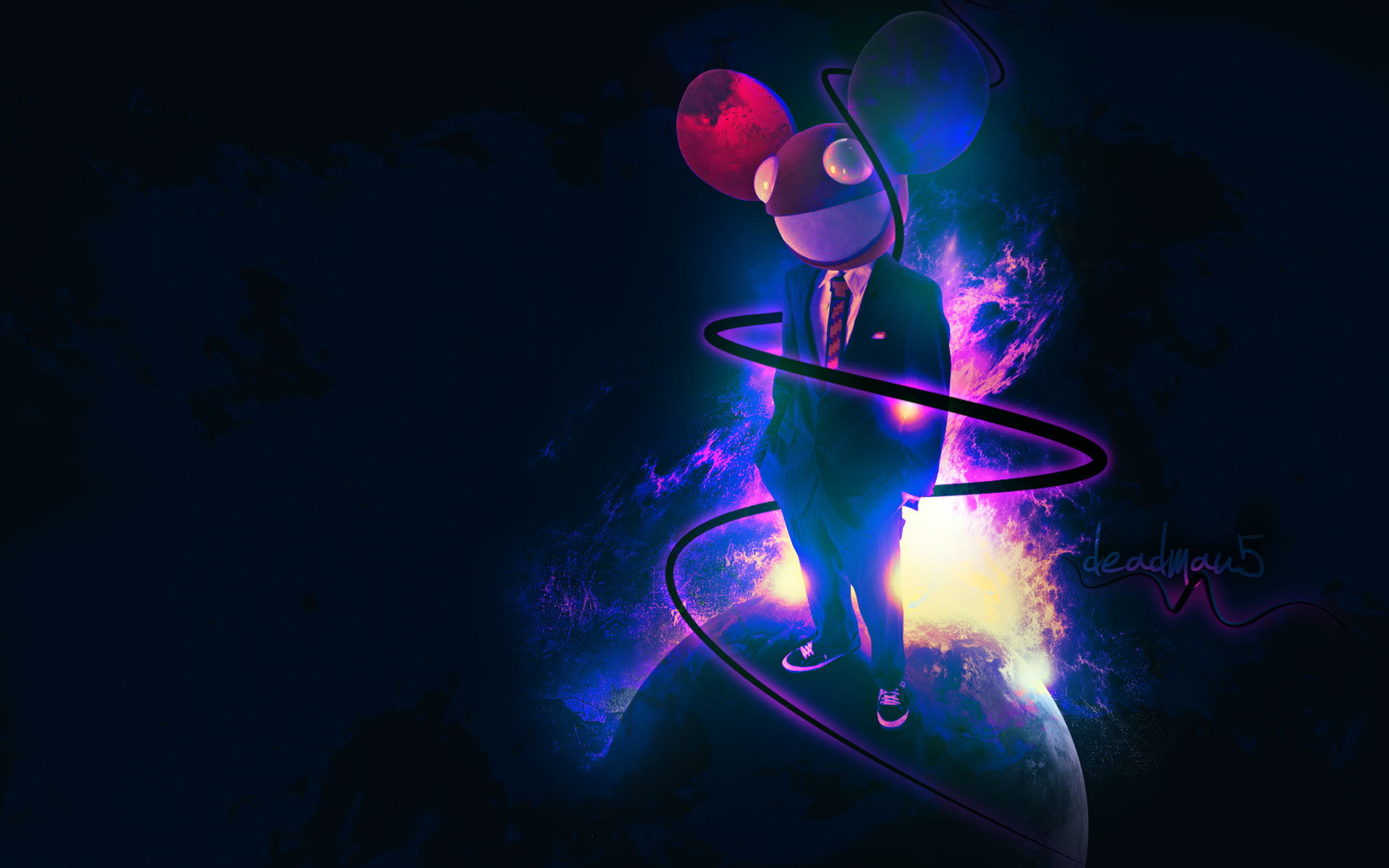 deadmau5, dead, mouse, 1080P, music, HD Wallpaper