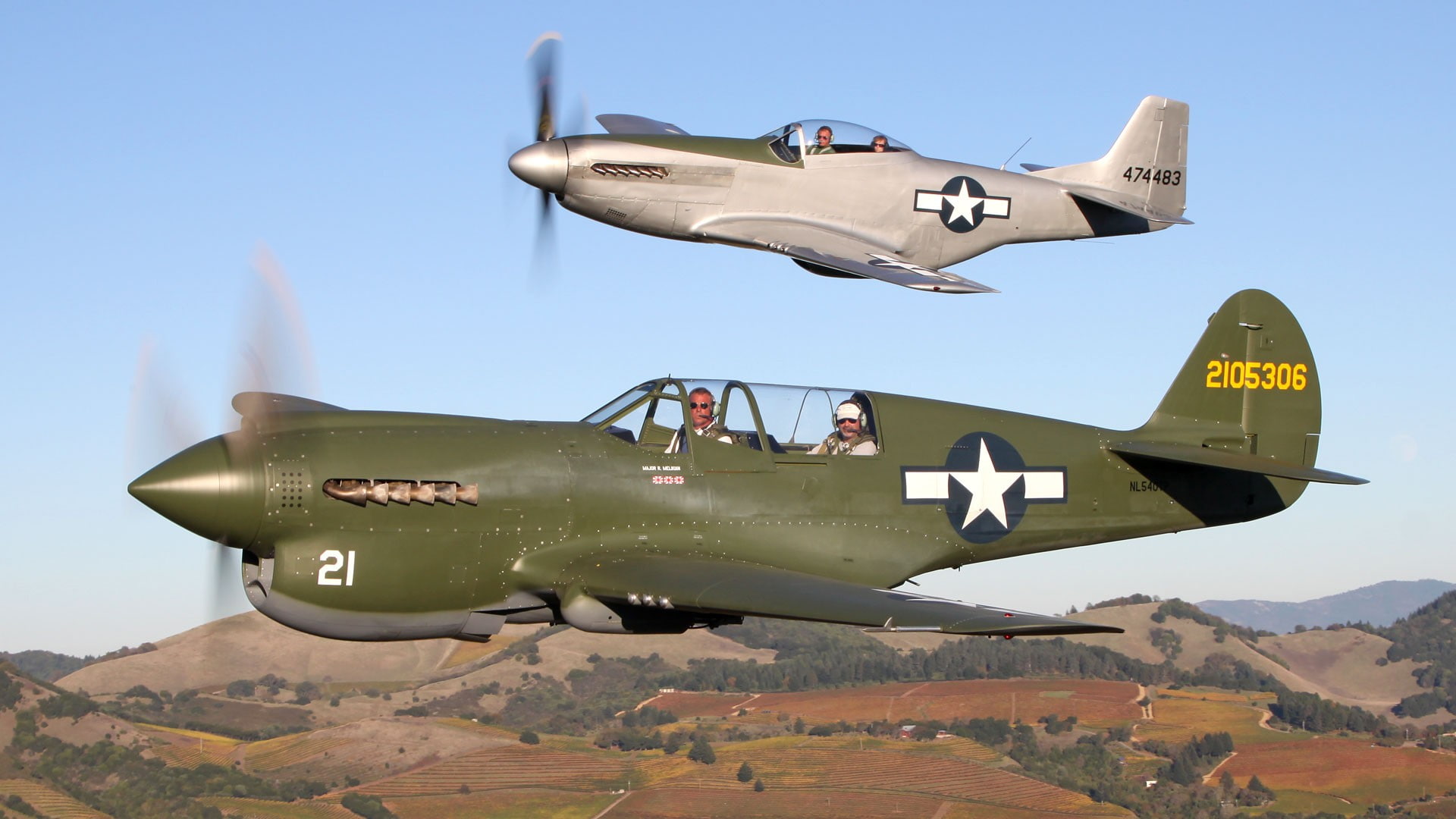 p 40, curtiss, airplanes, 1080P, warbird, HD Wallpaper