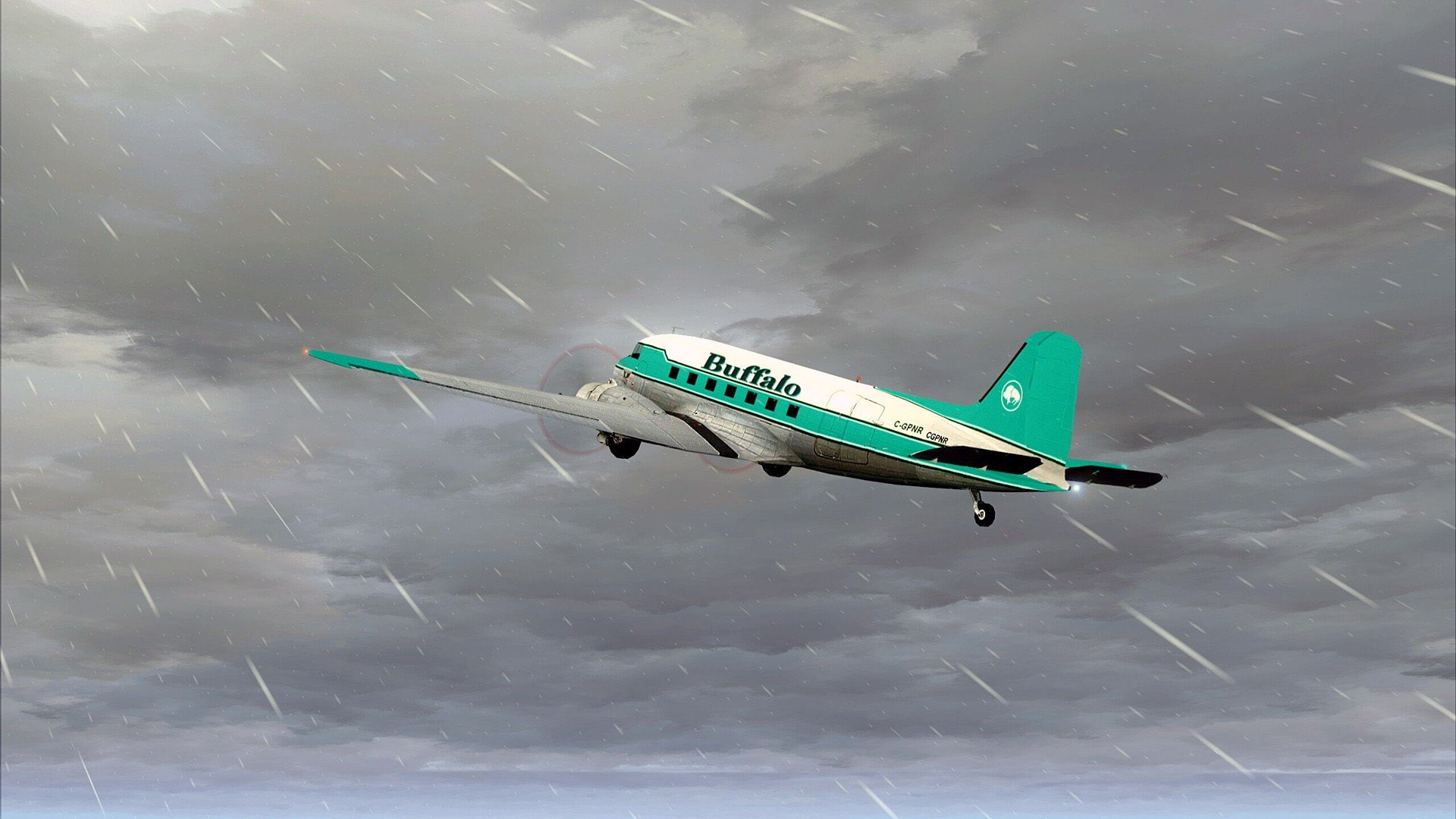 nwt, photoshop, warbird, reality, ice, dc 3, 1080P, airways, pilots, buffalo, HD Wallpaper