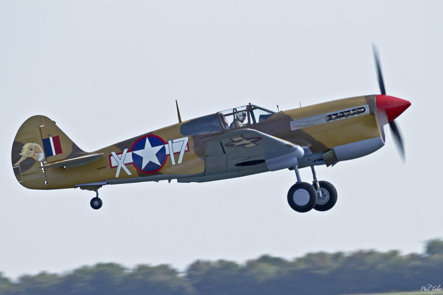 aircraft, flying, american, p-40, warhawk, fighter, 720P, flight, curtiss, aeroplane, airplanes, airshow, war, HD Wallpaper