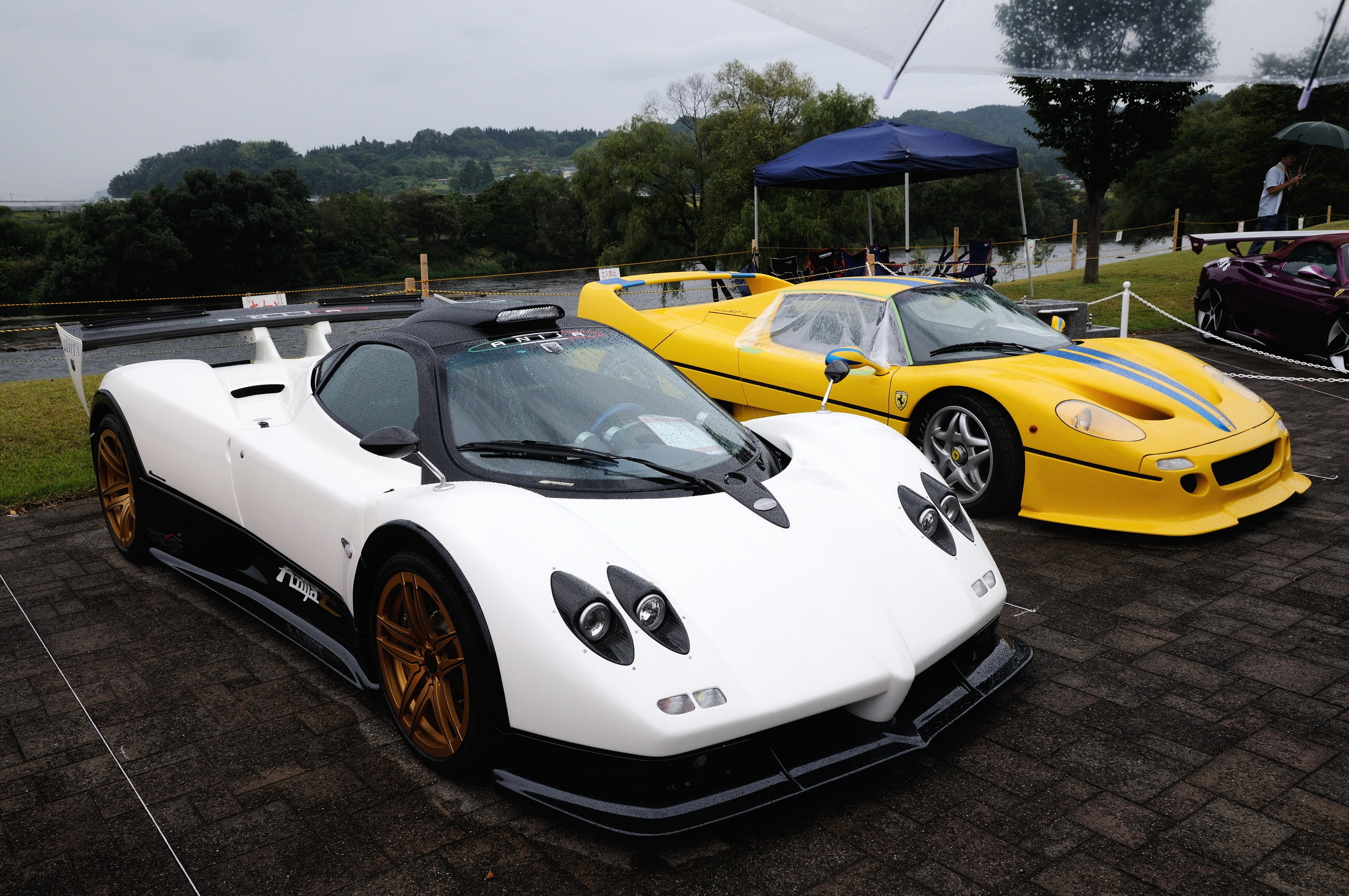 f50, ferrari, 2K, zonda, supercars, pagani, HD Wallpaper