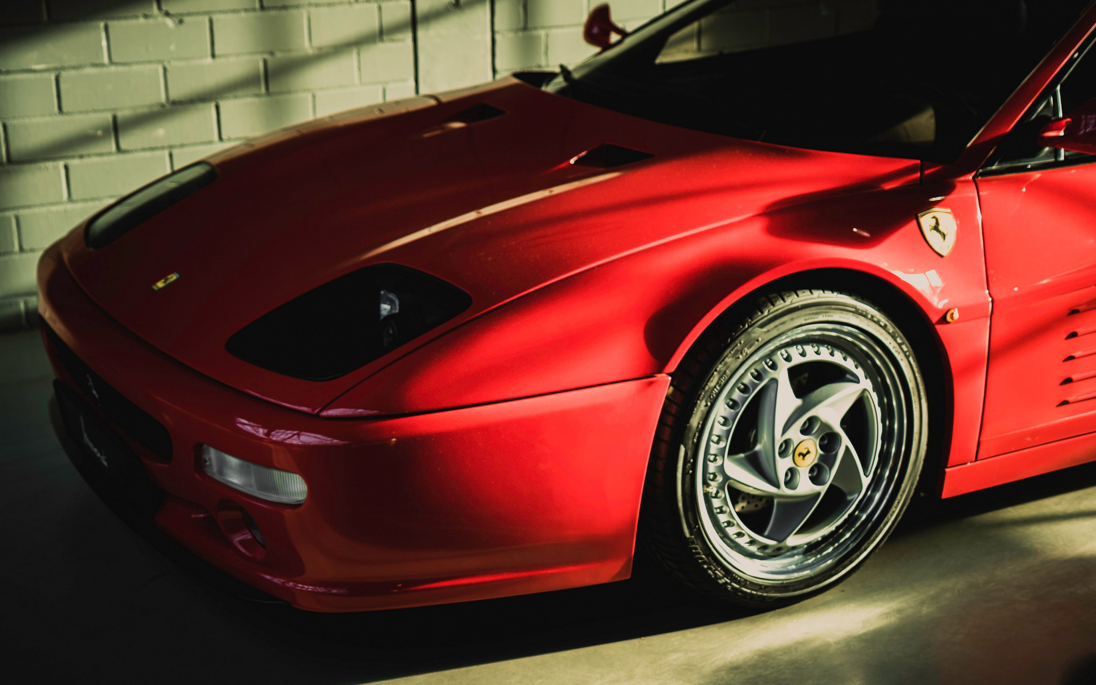 4K, ferrari, f512 m backgrounds, side view, red, download 3840x2400 ferrari, HD Wallpaper