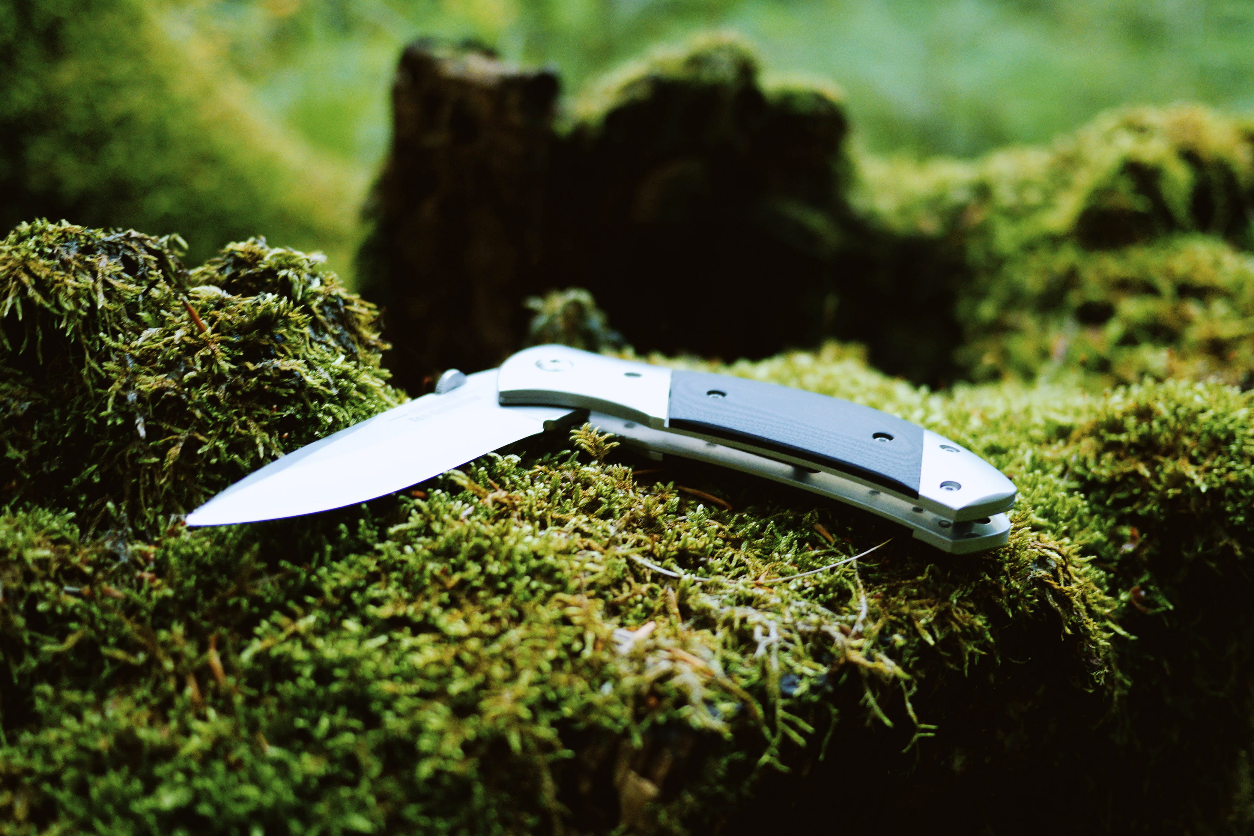 nature, public domain, 4K, metal, alloy, grass, army, steel, folding, switchblade, personal accessory, plant, knife, Folding Knife, still life, knife - weapon, HD Wallpaper