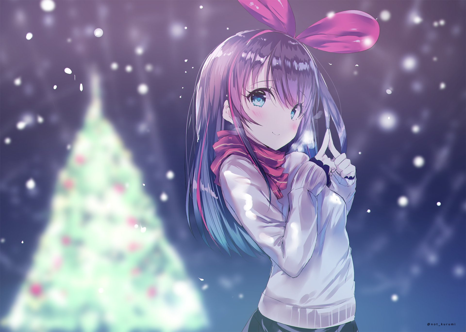 Kizuna AI, 1080P, AI Channel, Anime, HD Wallpaper