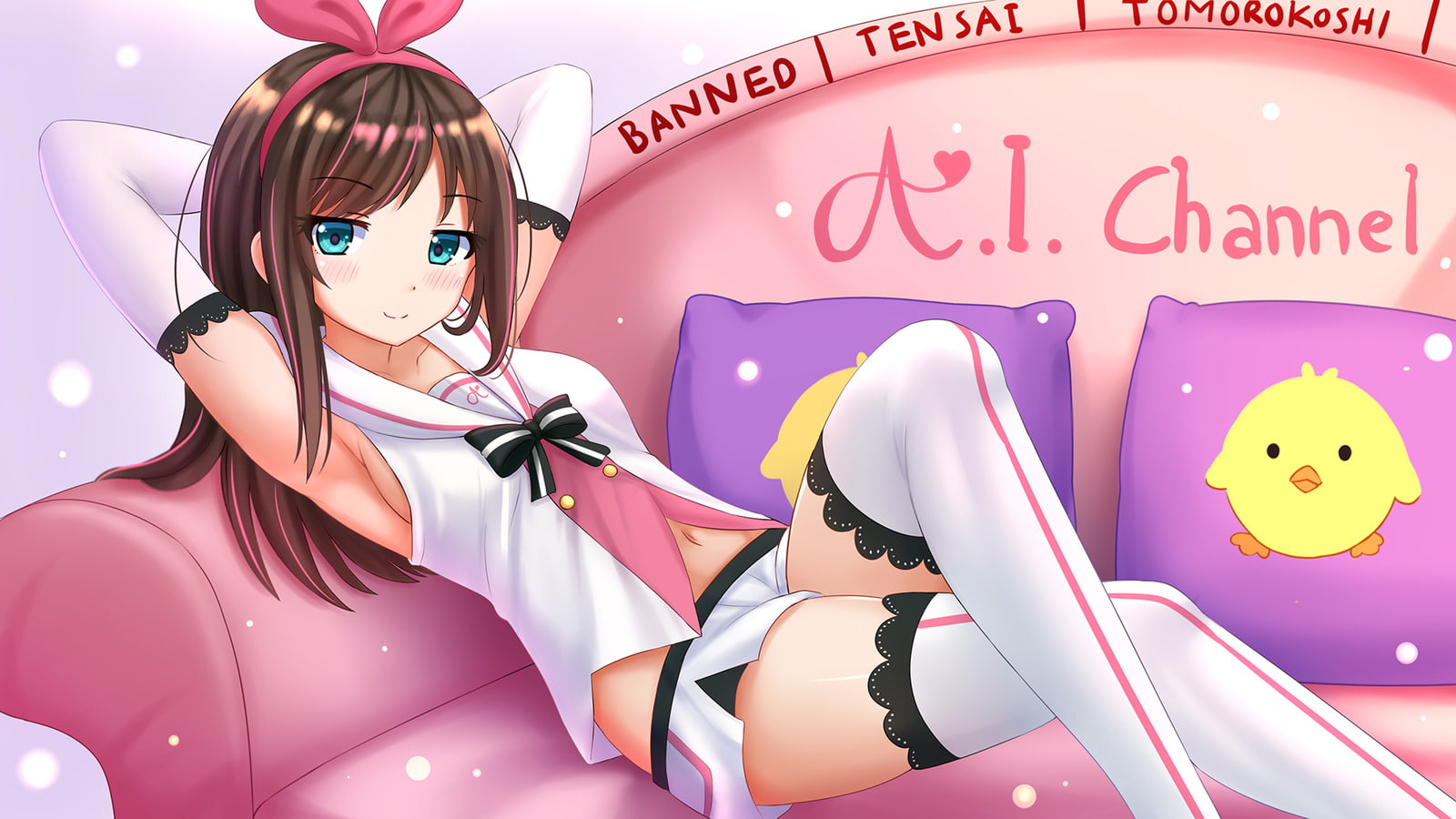 Anime, 720P, AI Channel, Kizuna AI, HD Wallpaper