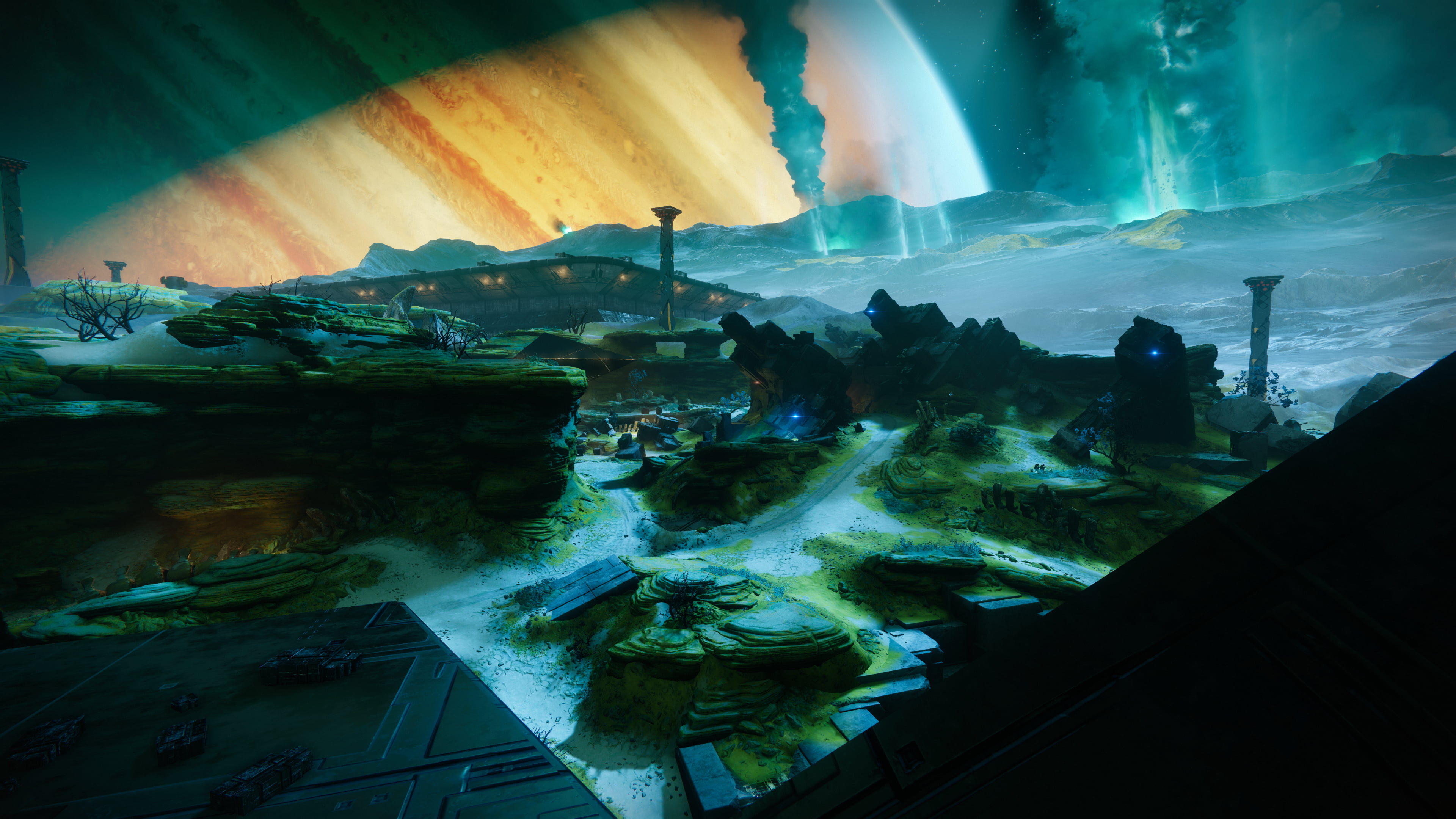Planet IO, 4K, Destiny 2 Shadowkeep, Destiny Content Vault, Destiny 2 (video game), Pyramid Ships, Destiny 2 Beyond Light, HD Wallpaper