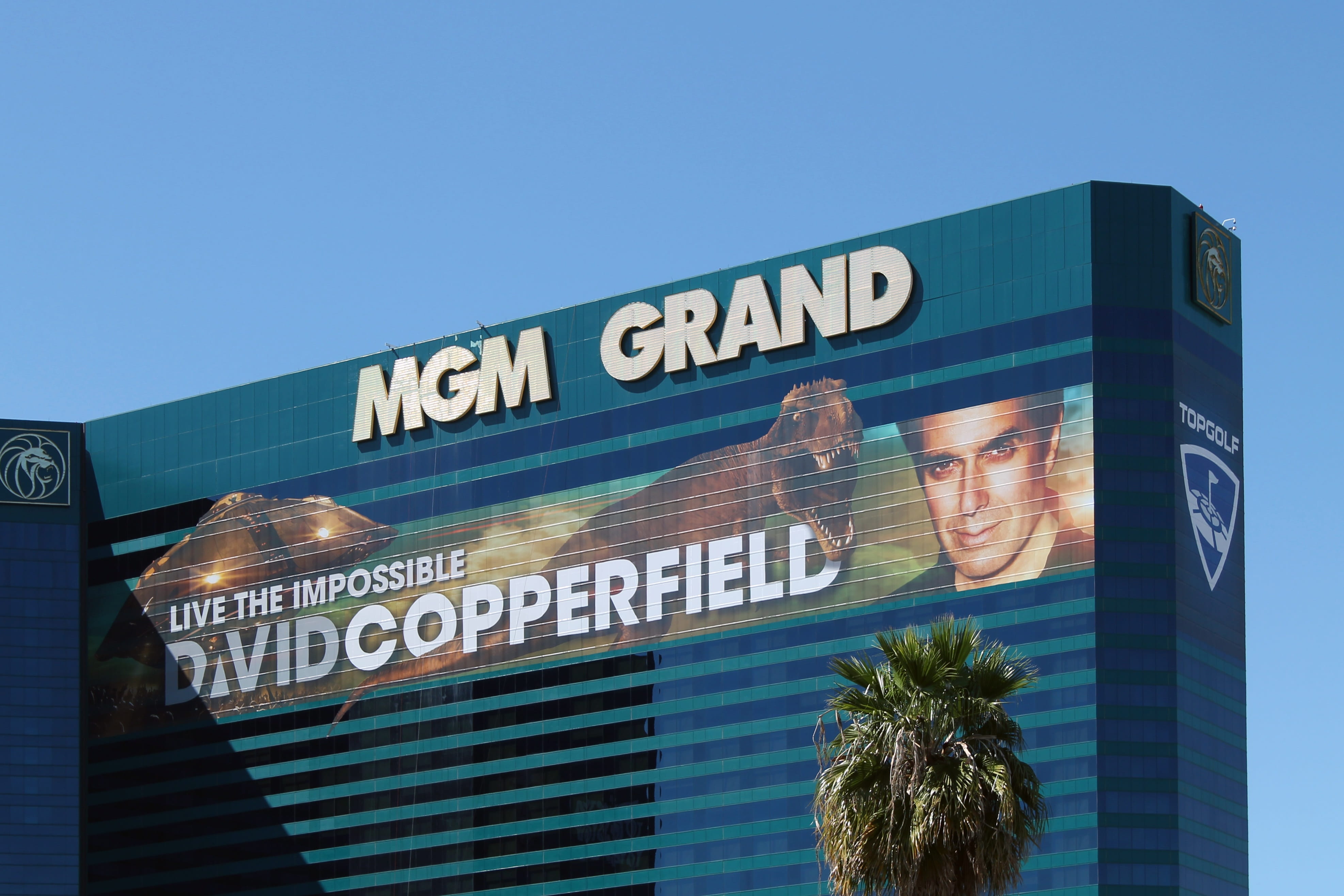 communication, low angle view, guidance, sky, david copperfield, building exterior, western script, casino, station, sign, tree, day, outdoors, transportation, HD Wallpaper