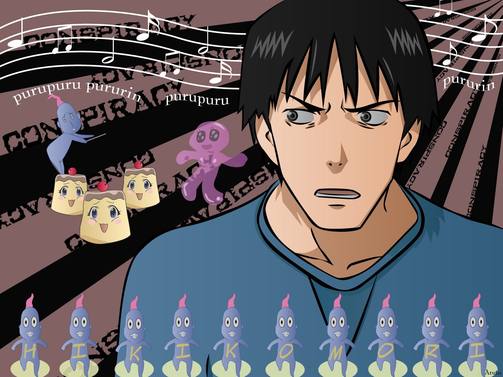 welcome to the nhk, 720P, HD Wallpaper