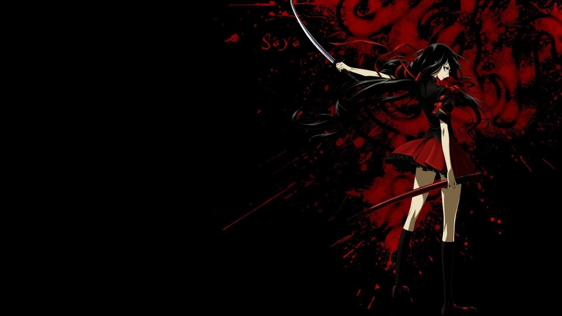 1080P, Anime, Blood-C, HD Wallpaper