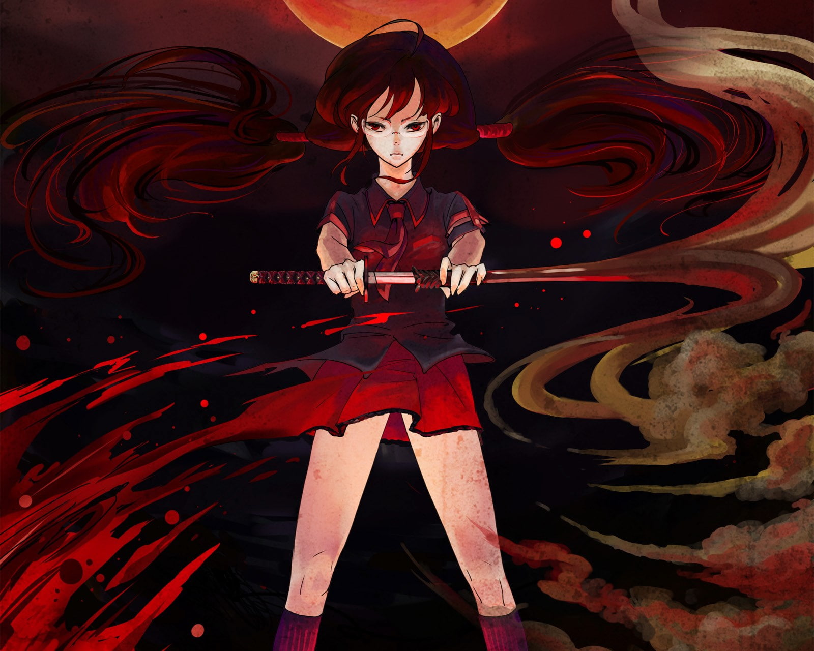 720P, blood c, HD Wallpaper