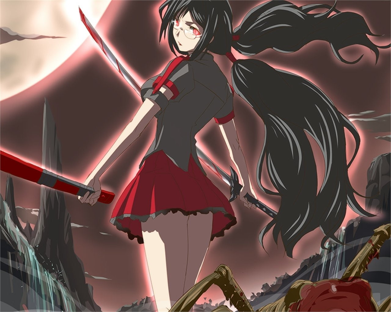 Anime, Blood-C, 720P, HD Wallpaper
