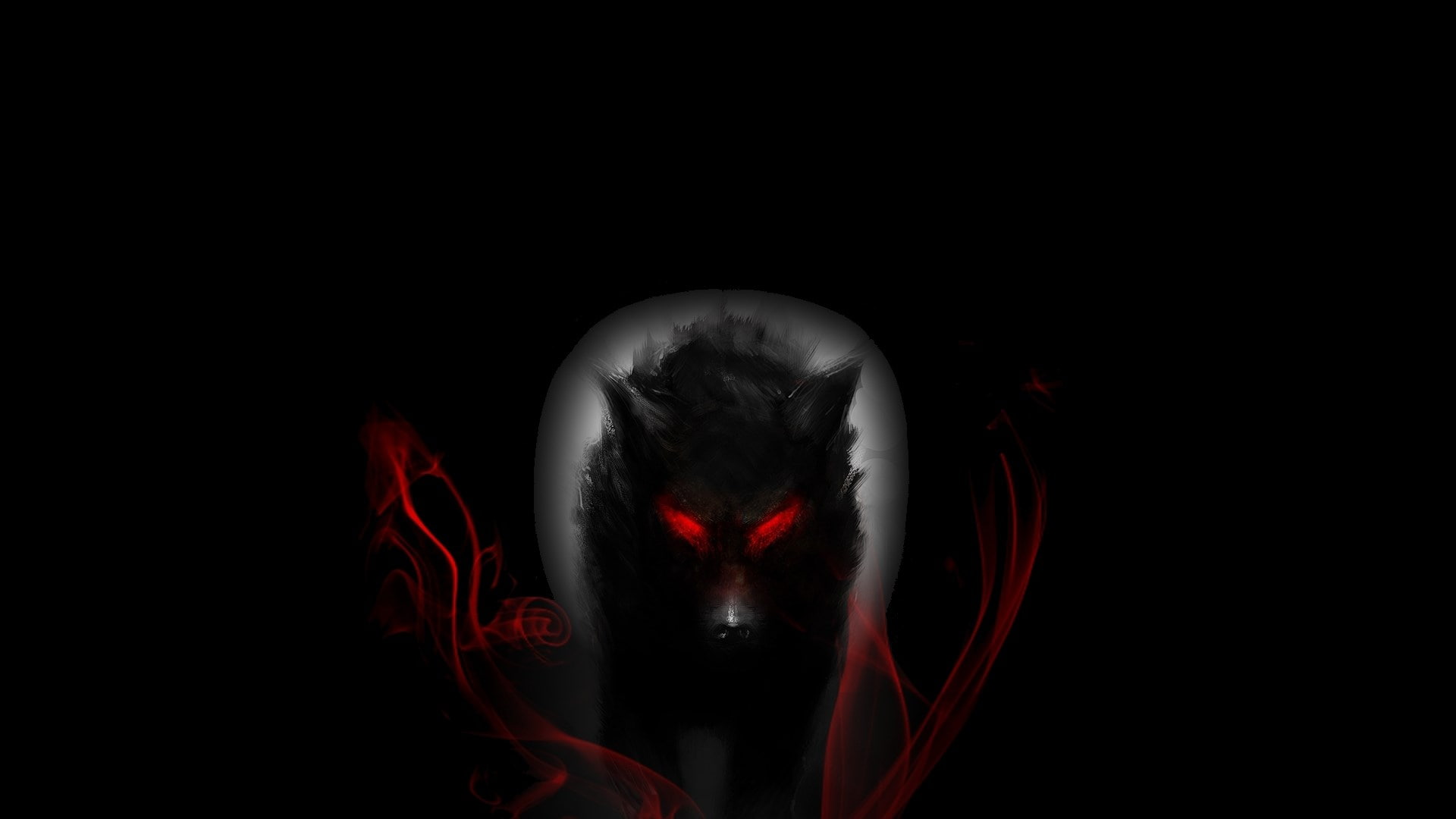 mystery, body part, black background, portrait, dark, human body part, one person, demon - fictional character, front view, horror, copy space, red, indoors, HD Wallpaper