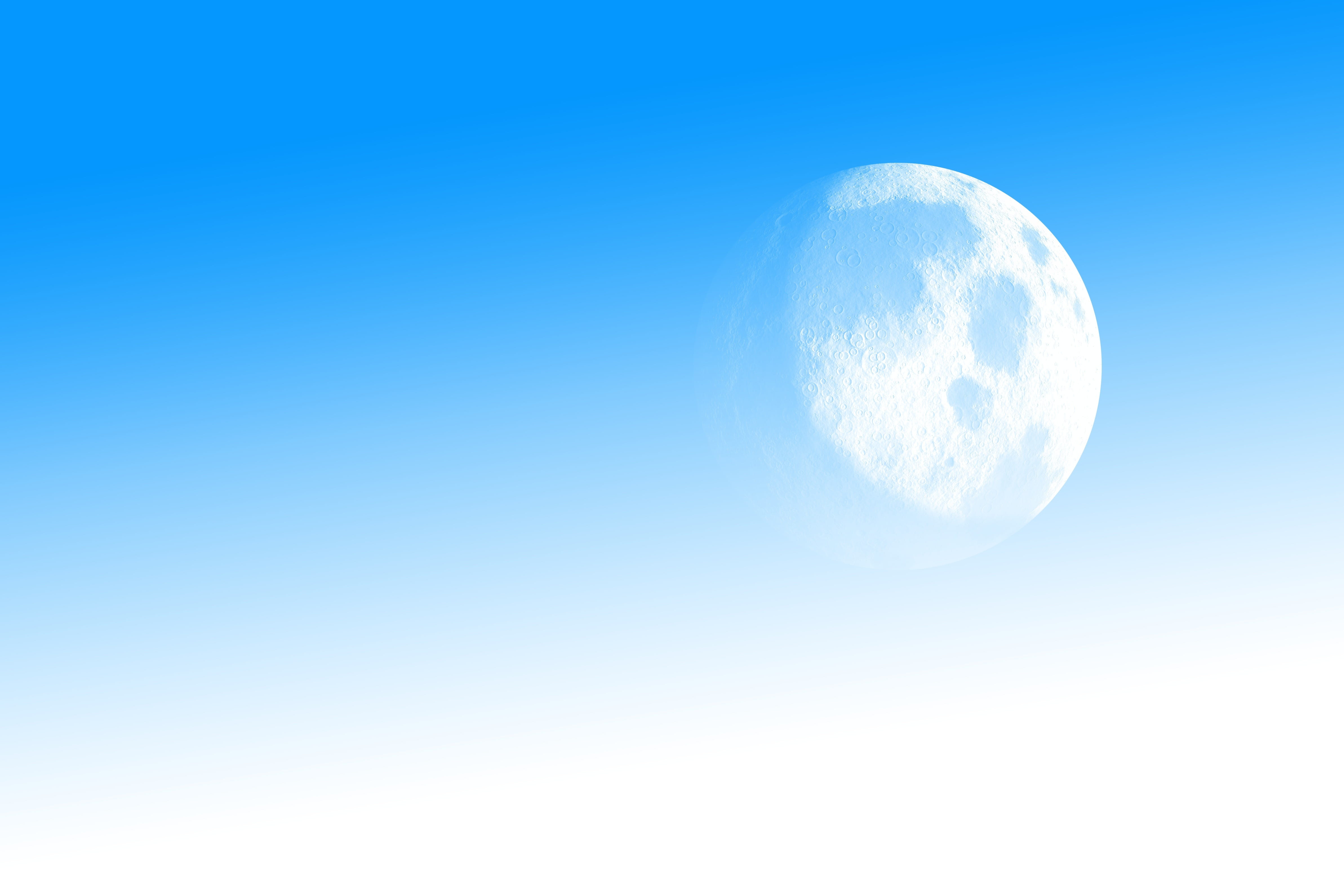 nature, day, sky, clear sky, backgrounds, circle, tranquility, crescent, daylight, white color, brightly lit, outdoors, geometric shape, 4K, no people, HD Wallpaper