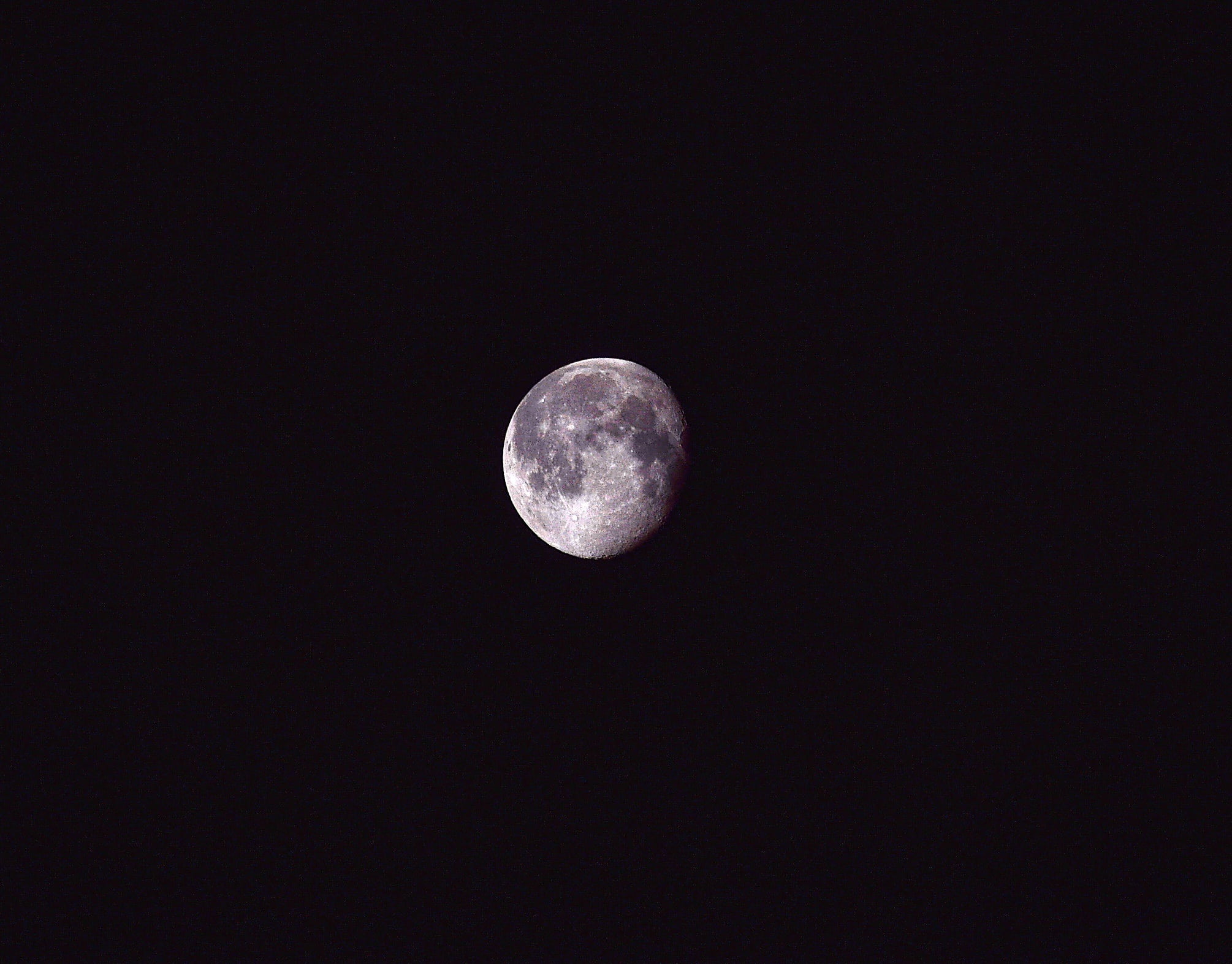 science, scenics - nature, 1080P, gibbous, luminous, nature, idyllic, moon surface, night, astronomy, majestic, landscape, moonlight, scenics, moon, beauty in nature, HD Wallpaper