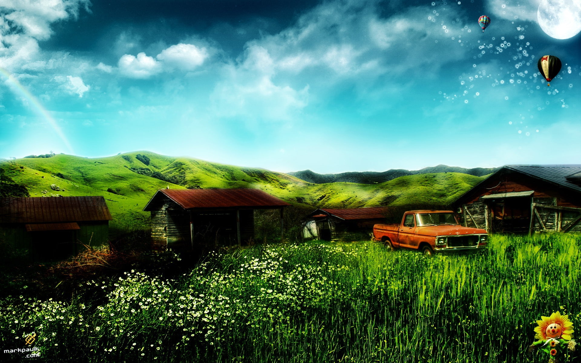 Dream, House, Home, 1080P, Truck, HD Wallpaper