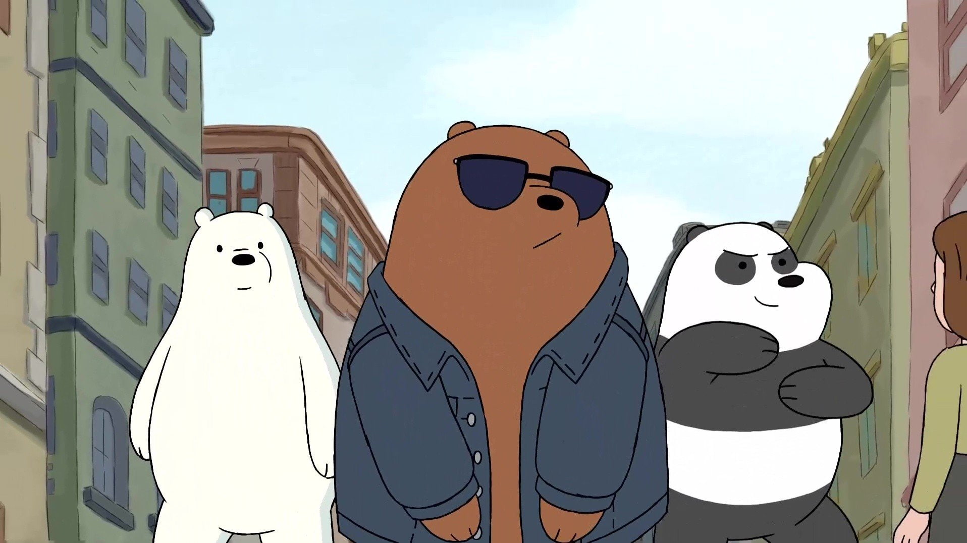 webarebears capture, representation, creativity, building exterior, day, sky, cartoon, built structure, anthropomorphic, face, anthropomorphic face, nature, HD Wallpaper