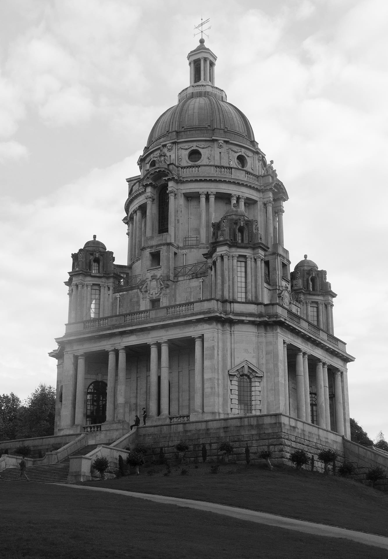 famous, england, religion, 1080P, day, nature, travel destinations, north, cloud - sky, place of worship, facade, dome, history, belief, lancaster, ashton, Phone HD Wallpaper