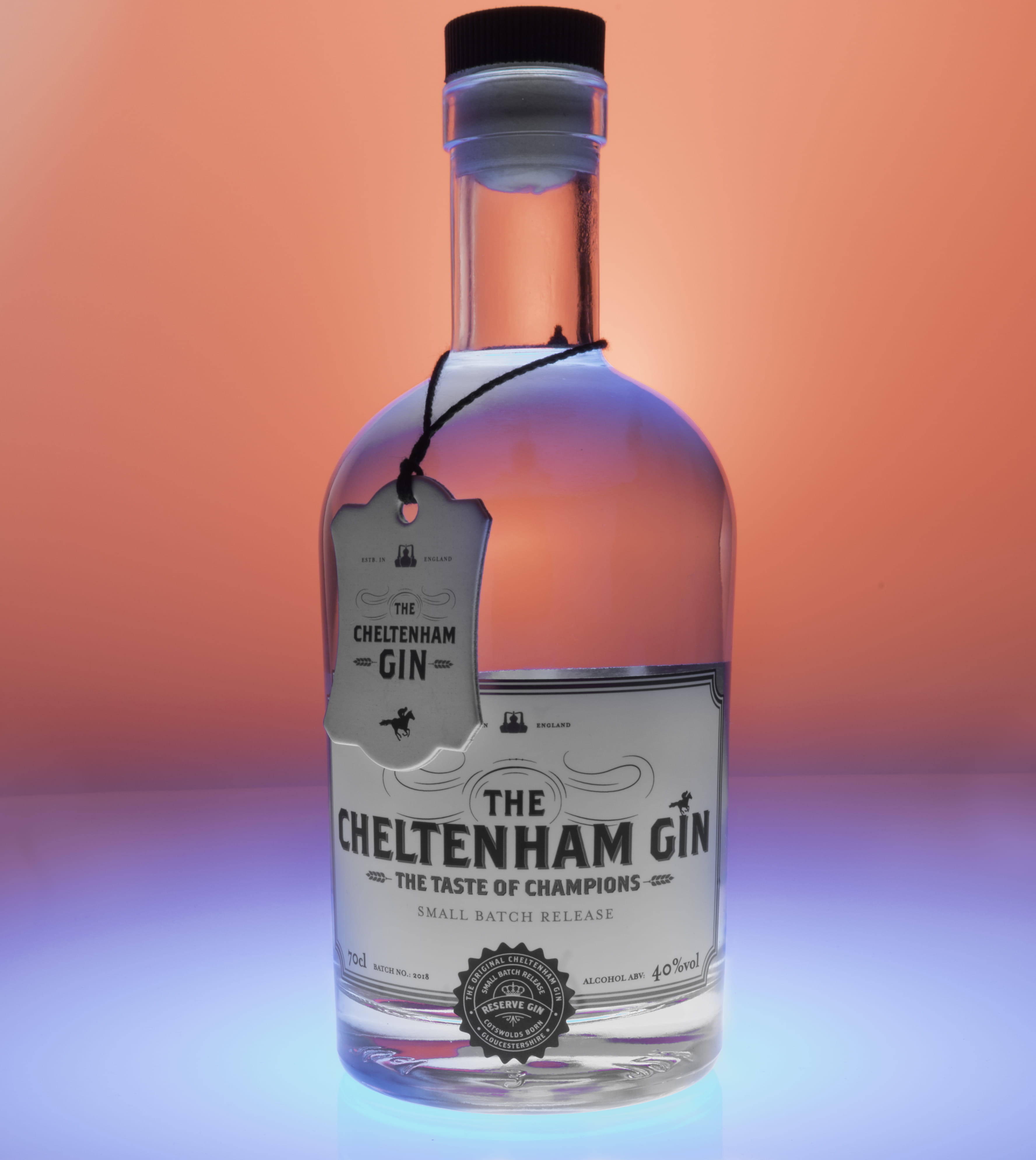 united kingdom, blue background, blue, glass - material, bottle, 4K, container, label, food and drink, indoors, single object, close-up, western script, Phone HD Wallpaper