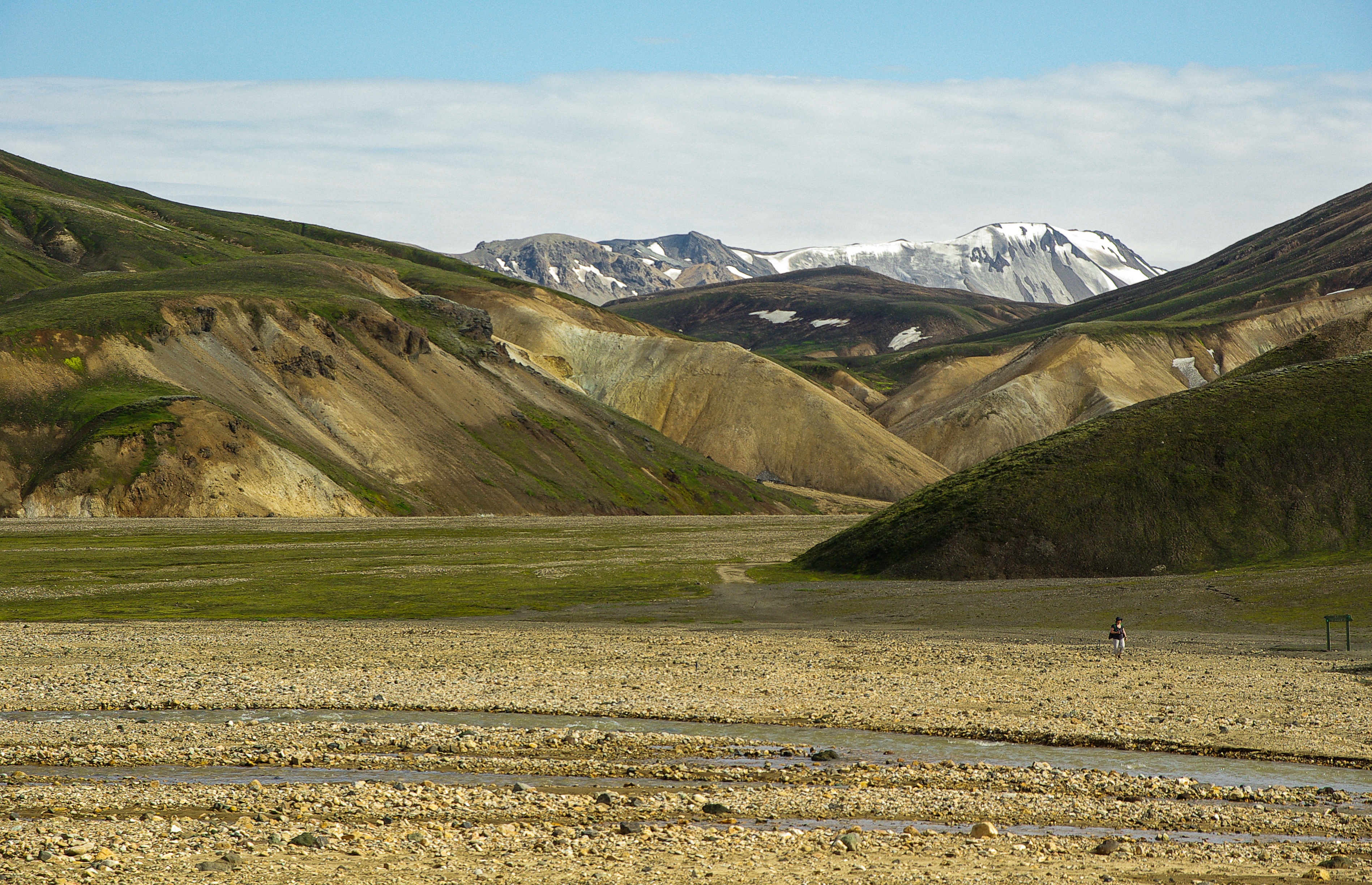 landmannalaugar, non-urban scene, tranquil scene, mountain, no people, scenics - nature, volcanism, tranquility, cloud - sky, outdoors, cold temperature, HD Wallpaper