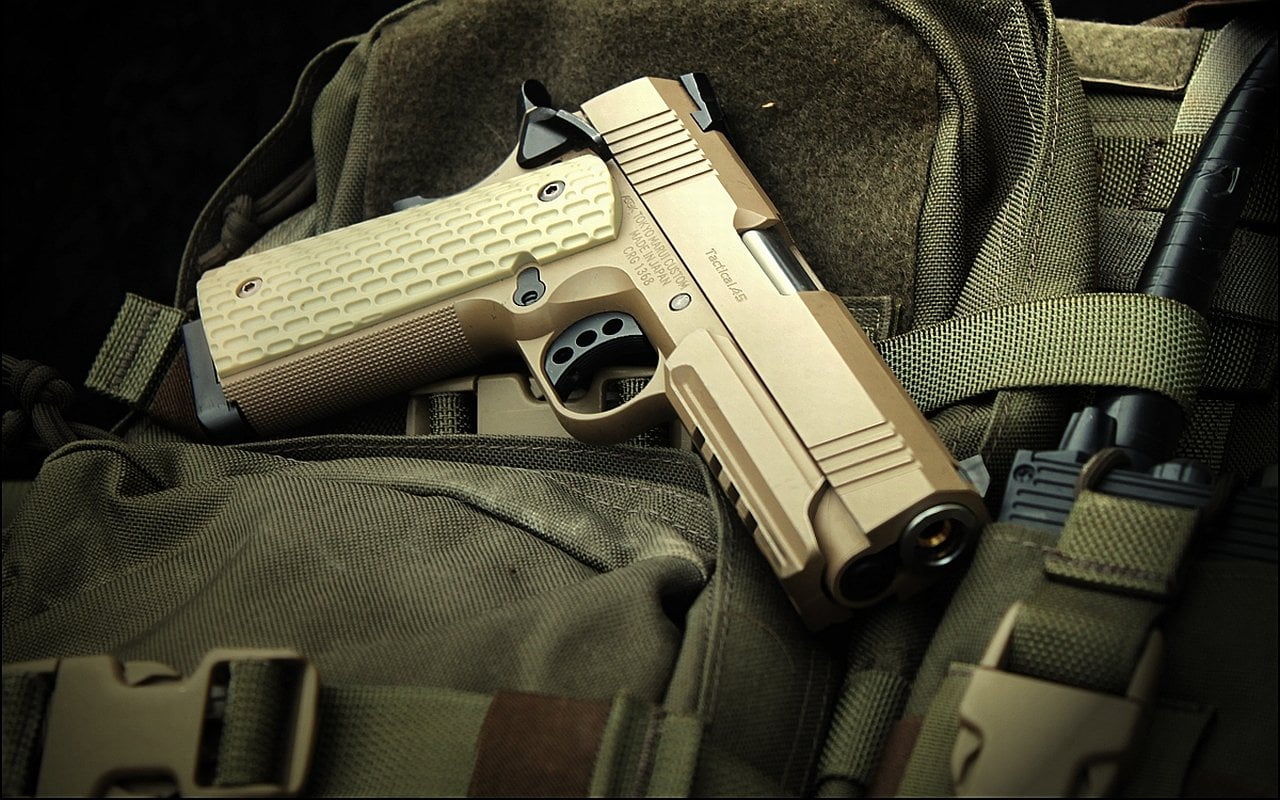 safety, communication, social issues, personal accessory, warning sign, beige, still life, government, crime, sign, Pistol, automatic, handgun, semi, gun, HD Wallpaper