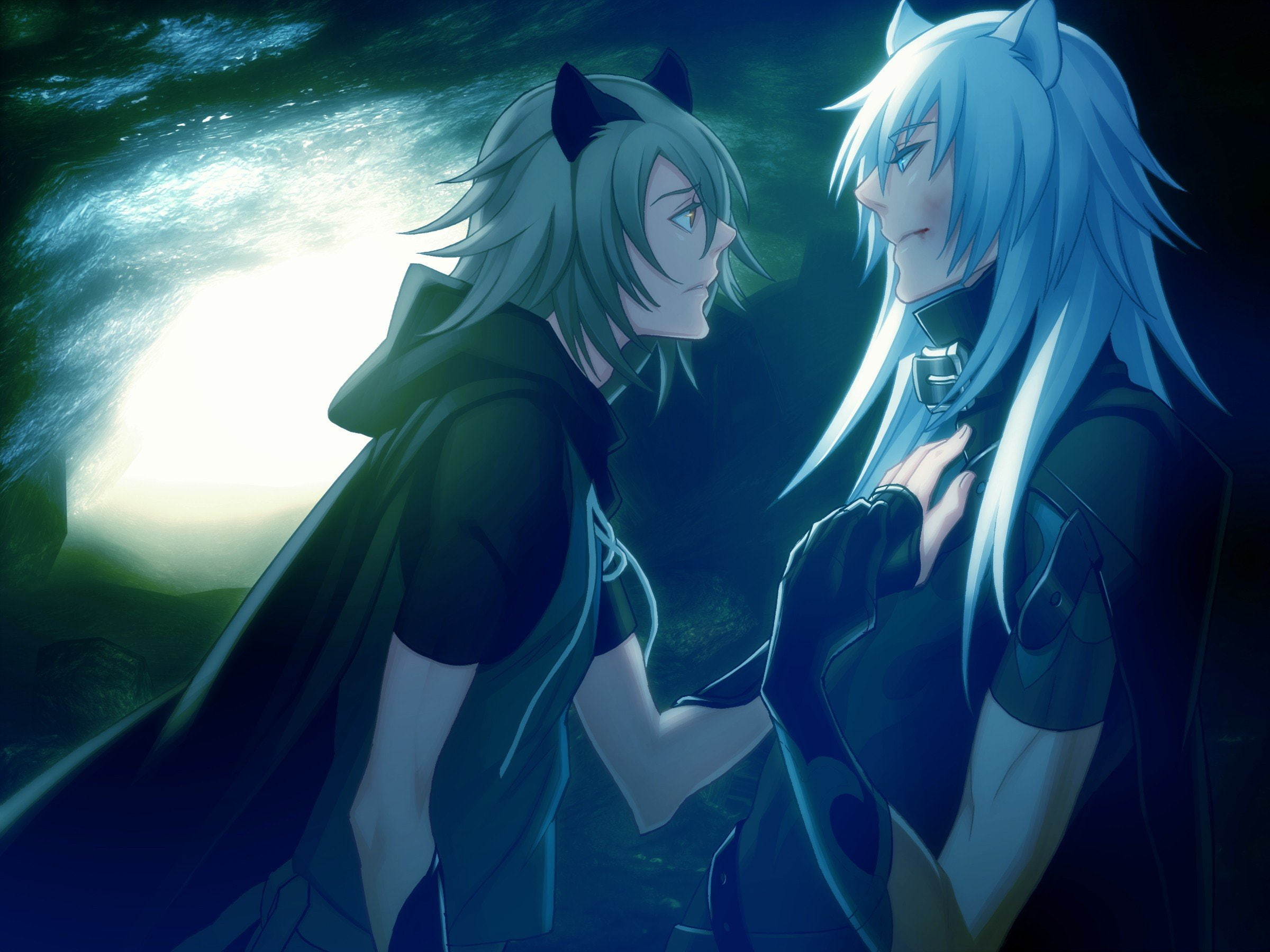 lamento, 1080P, boys, nekomimi, yaoi, HD Wallpaper