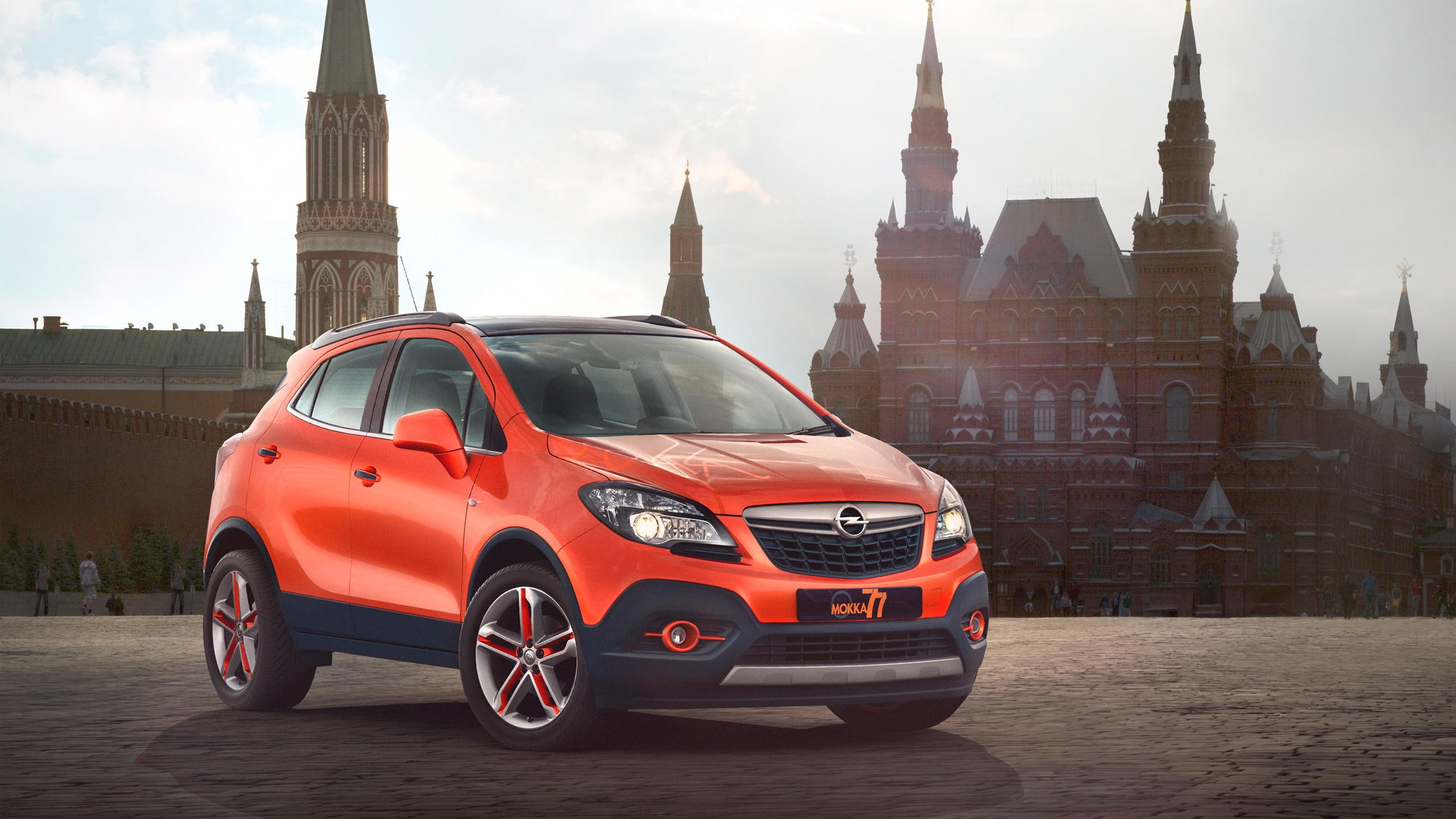 mokka, moscow, 2015, opel, 2K, edition, red, cars, HD Wallpaper