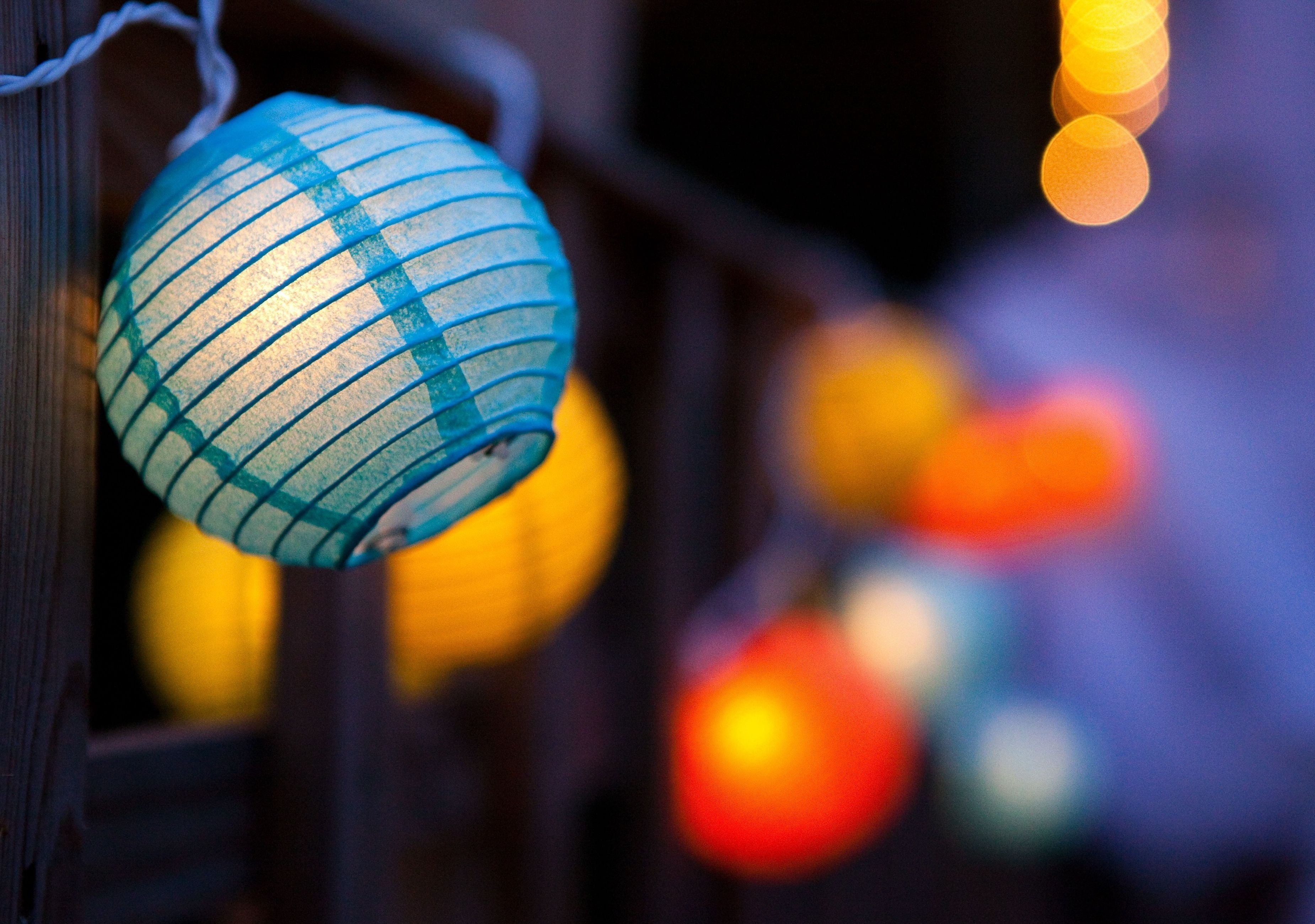 2K, mood, flashlight, bokeh, lantern, light, HD Wallpaper