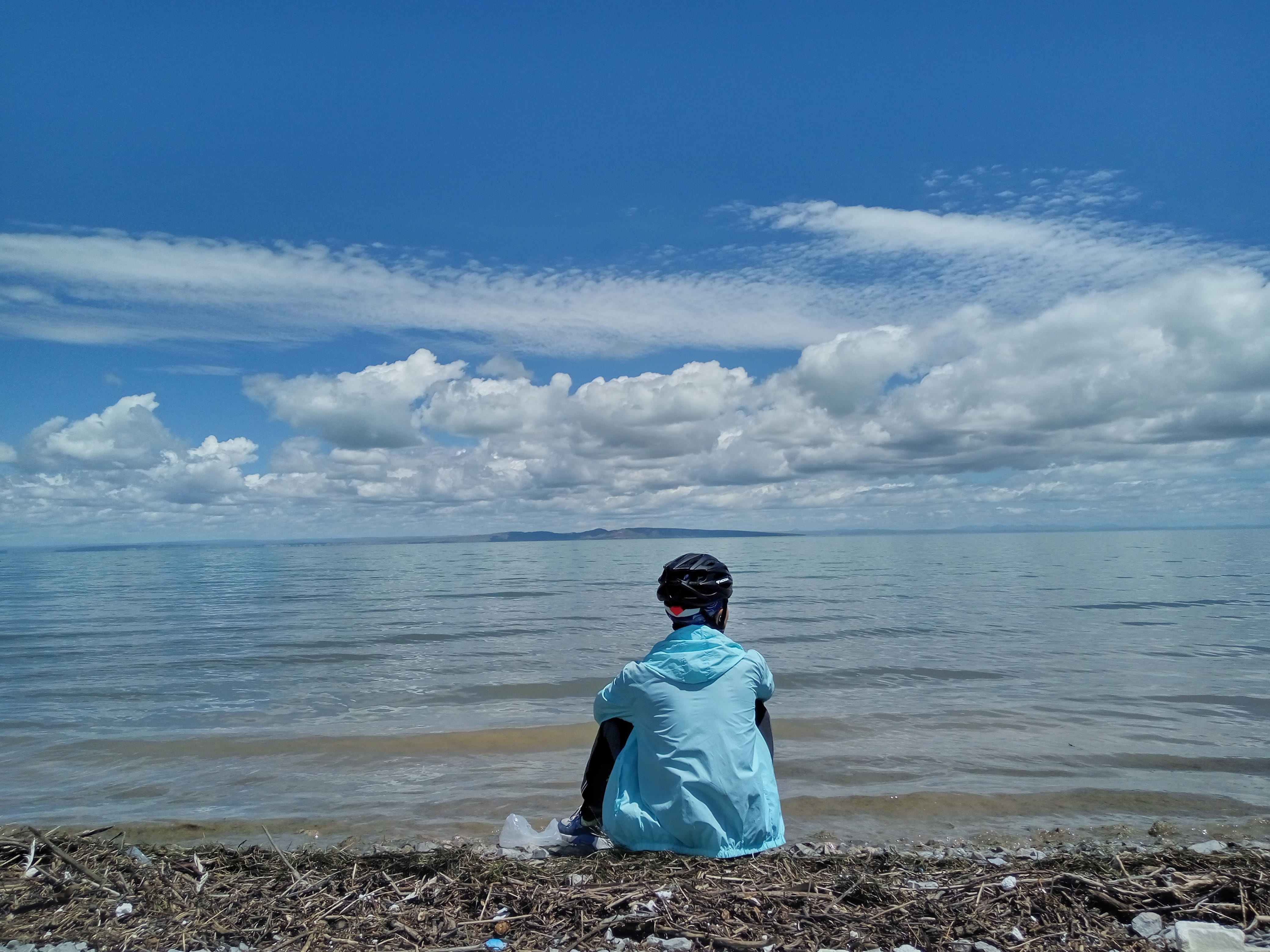 water, west town, horse, tranquility, hiking, joy, nature, leisure activity, men, sea, land, qinghai, Qinghai Lake, casual clothing, Township, scenics - nature, HD Wallpaper