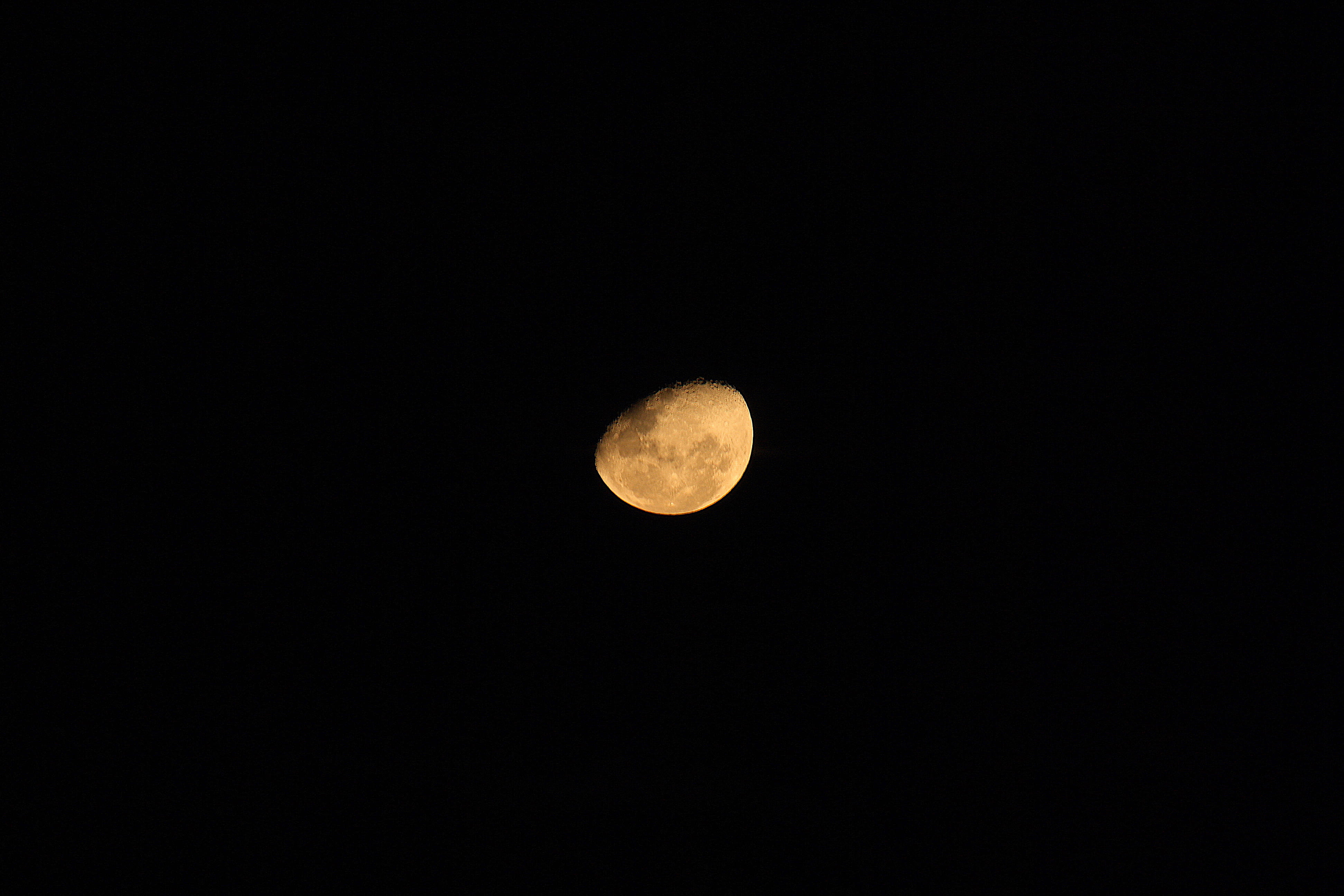 planetary moon, copy space, sky, geometric shape, scenics - nature, no people, low angle view, night, astrology, black background, astronomy, yellow moon, HD Wallpaper
