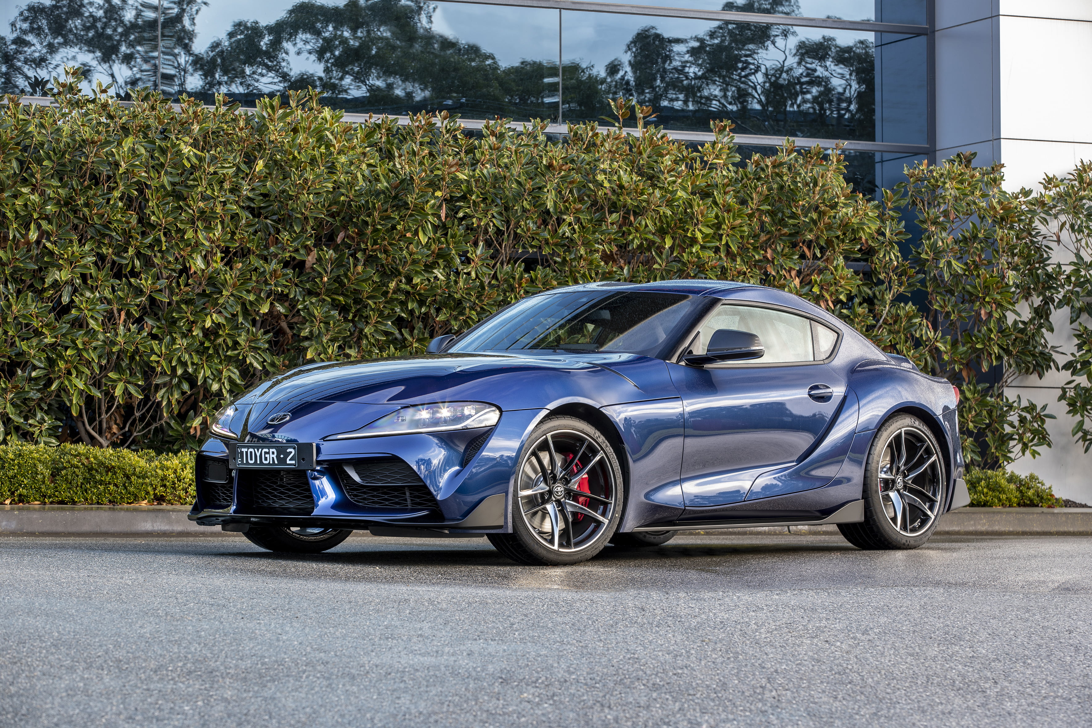 Toyota, Car, Blue Car, Sport Car, 2K, Toyota GR Supra, HD Wallpaper