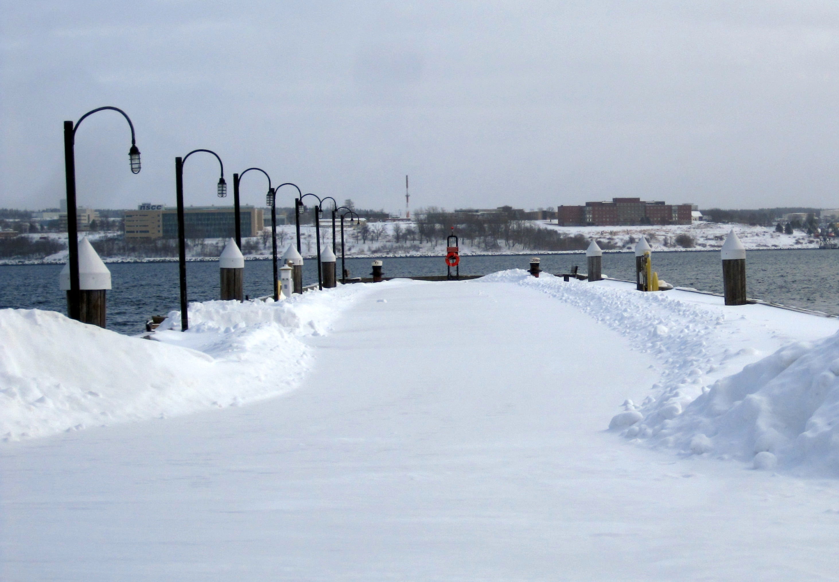architecture, incidental people, halifax, built structure, Winter, water, outdoors, cold temperature, beauty in nature, 2K, nature, day, scenics - nature, HD Wallpaper