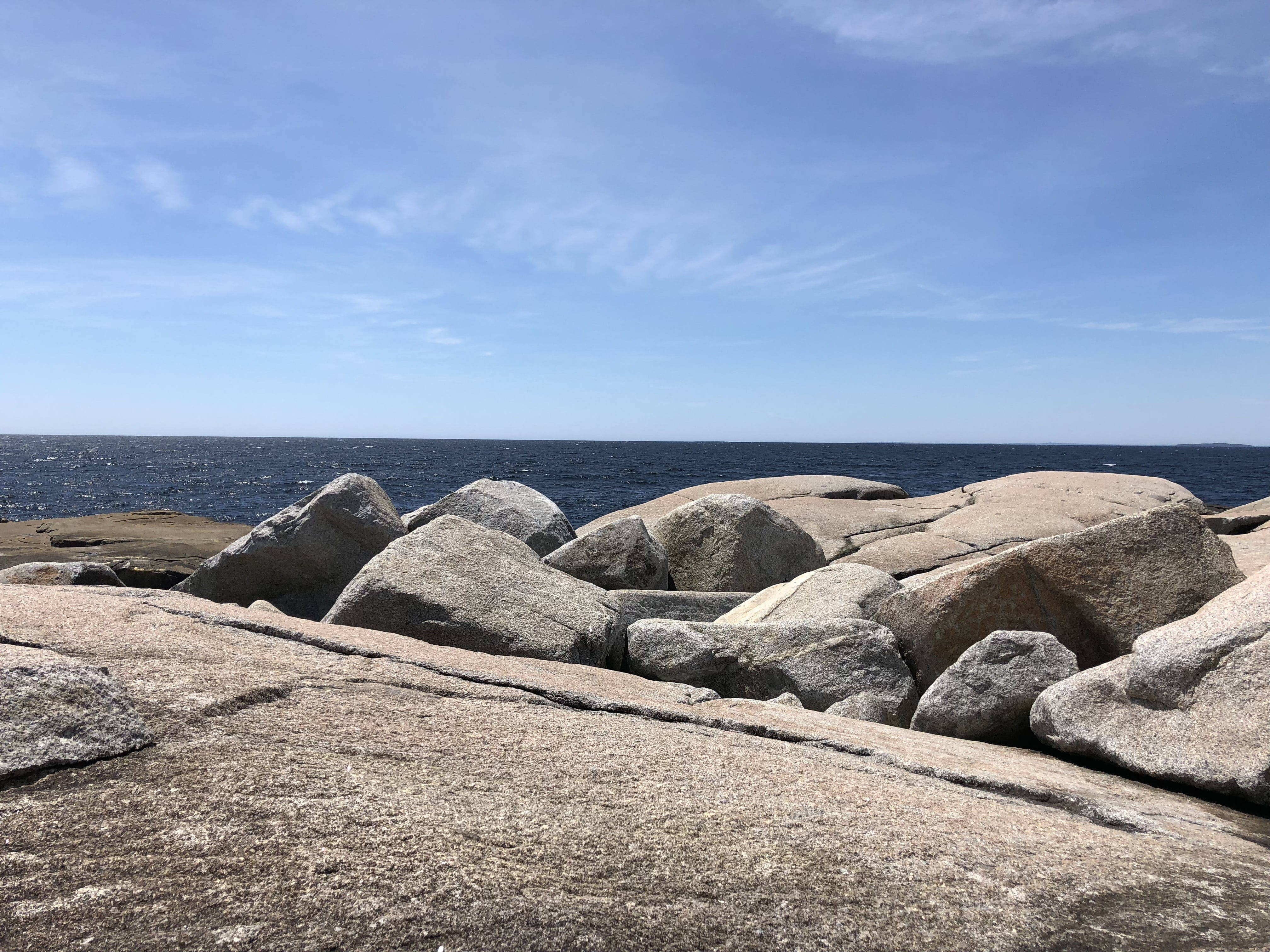 scenics - nature, land, shoreline, halifax, rocks, no people, sea, outdoors, tranquil scene, nature, day, maritime, groyne, sky, travel, horizon over water, HD Wallpaper