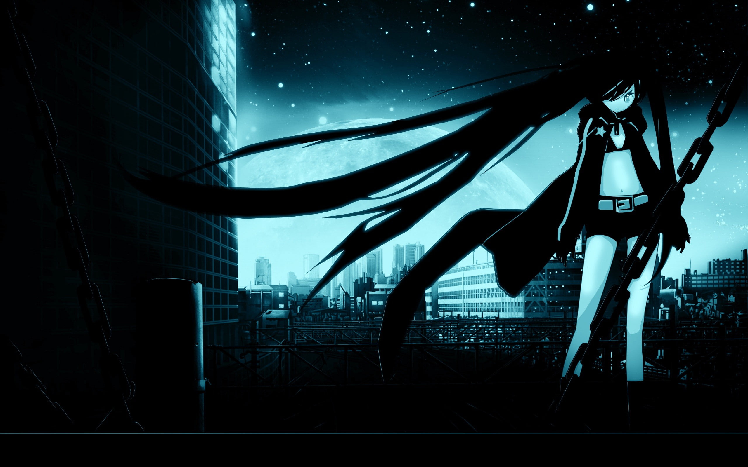 digital composite, architecture, glass - material, anime girls, travel, skyscraper, no people, office building exterior, building exterior, city, built structure, HD Wallpaper