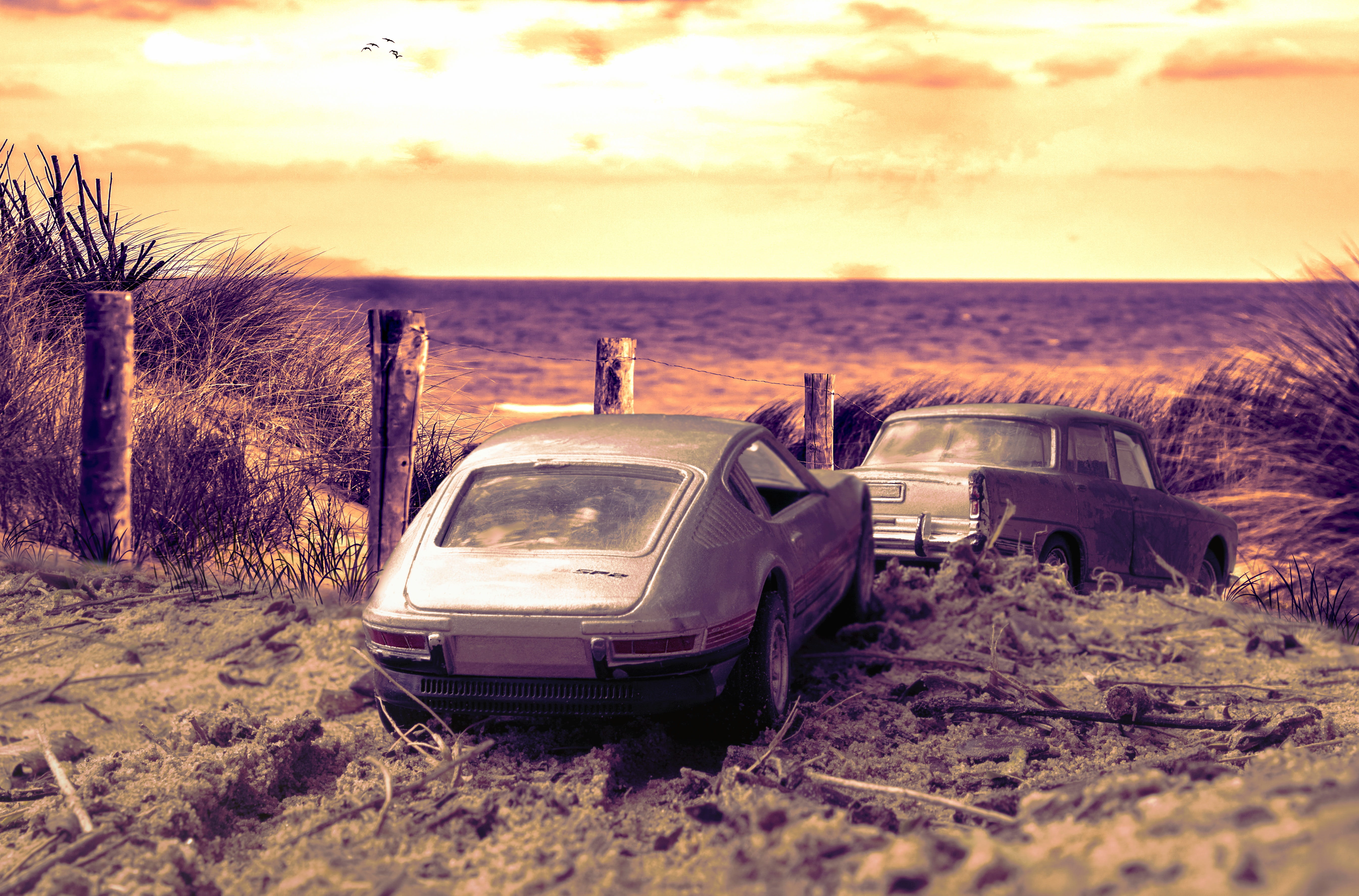 rent a car, car, litoral, brazil, cloud - sky, sky, landscape, outdoors, horizon, beach, ceu, abandoned, field, nature, road, sunset, environment, no people, HD Wallpaper