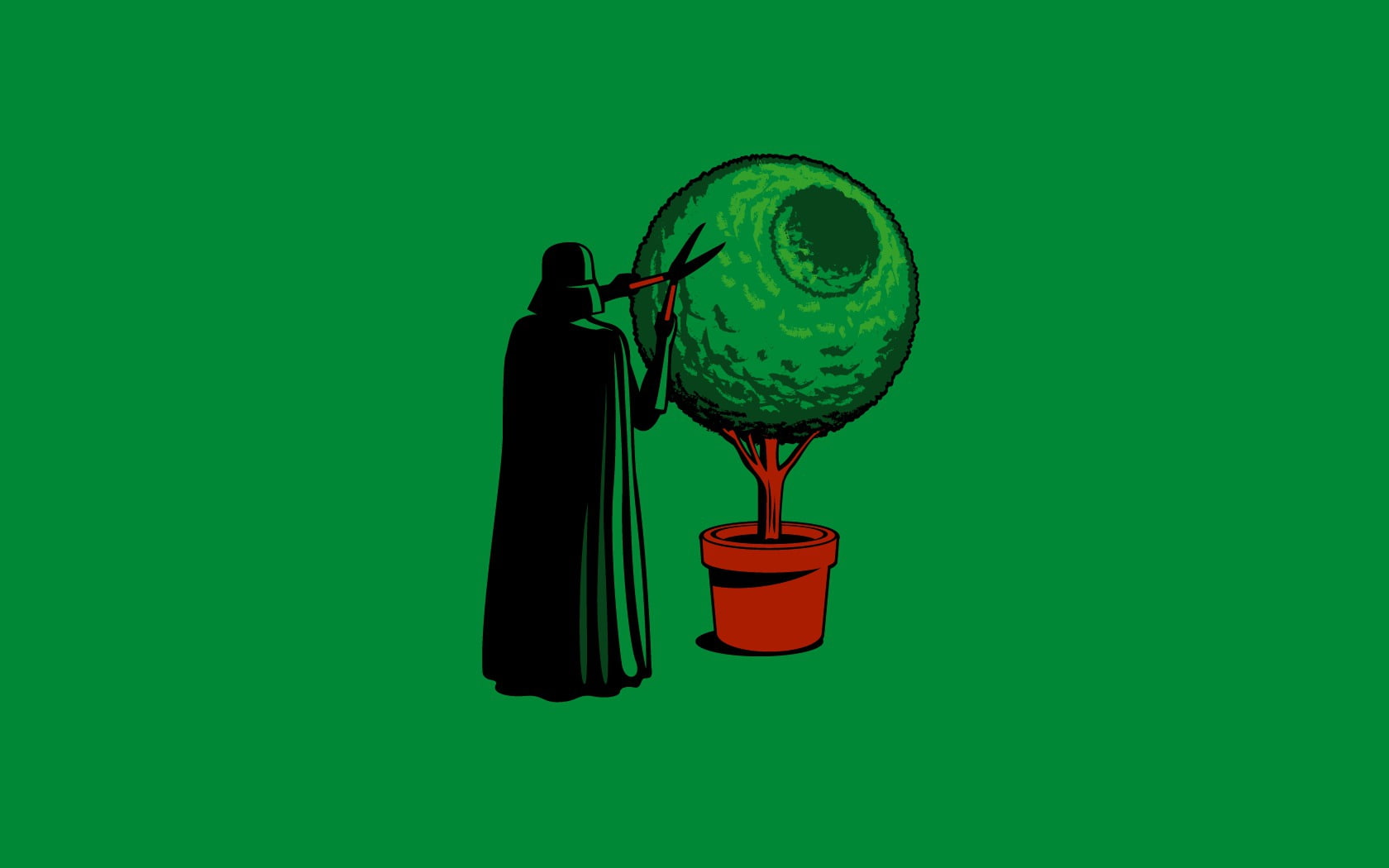 Dart, vader, Cool, funny, 720P, entertainment, dart vader, gardener, Black, art, background, hd, awesome, HD Wallpaper