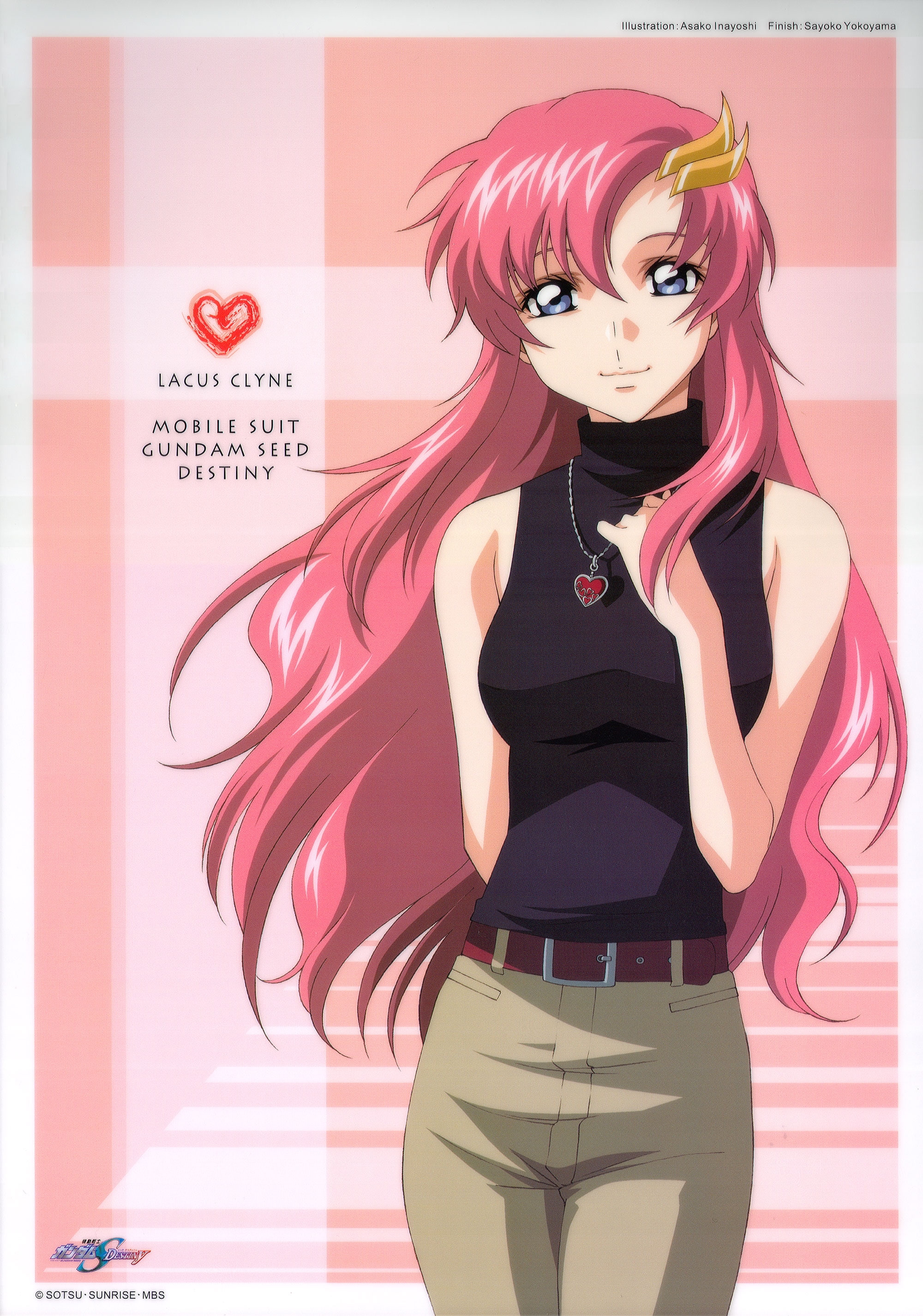 lacus, art, 2K, anime, gundam, hd, clyne, seed, x, Phone HD Wallpaper