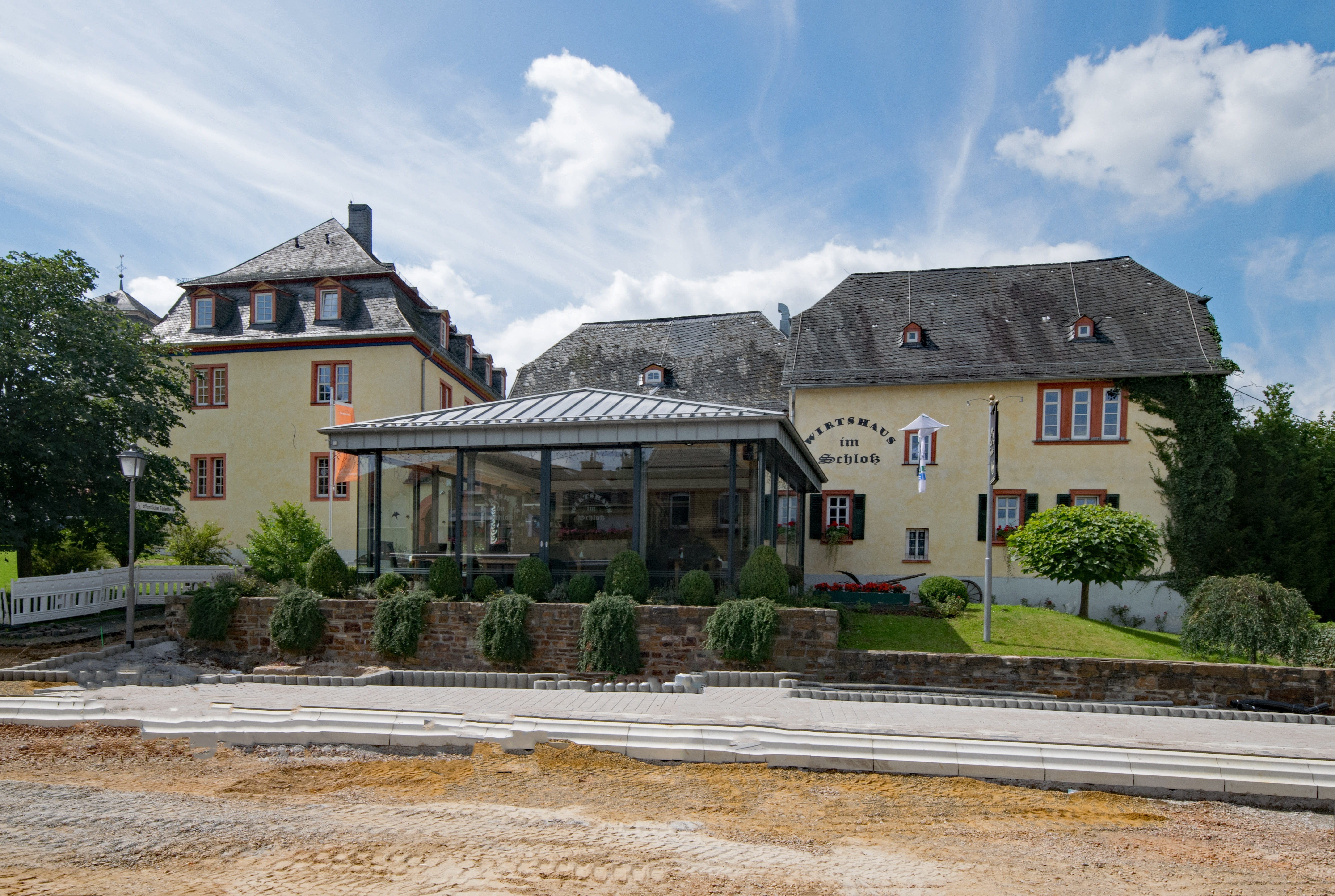 5K, the past, house, old town, architecture, city, building, tree, plant, germany, no people, hesse, wehener castle, cloud - sky, history, culture, taunus, HD Wallpaper